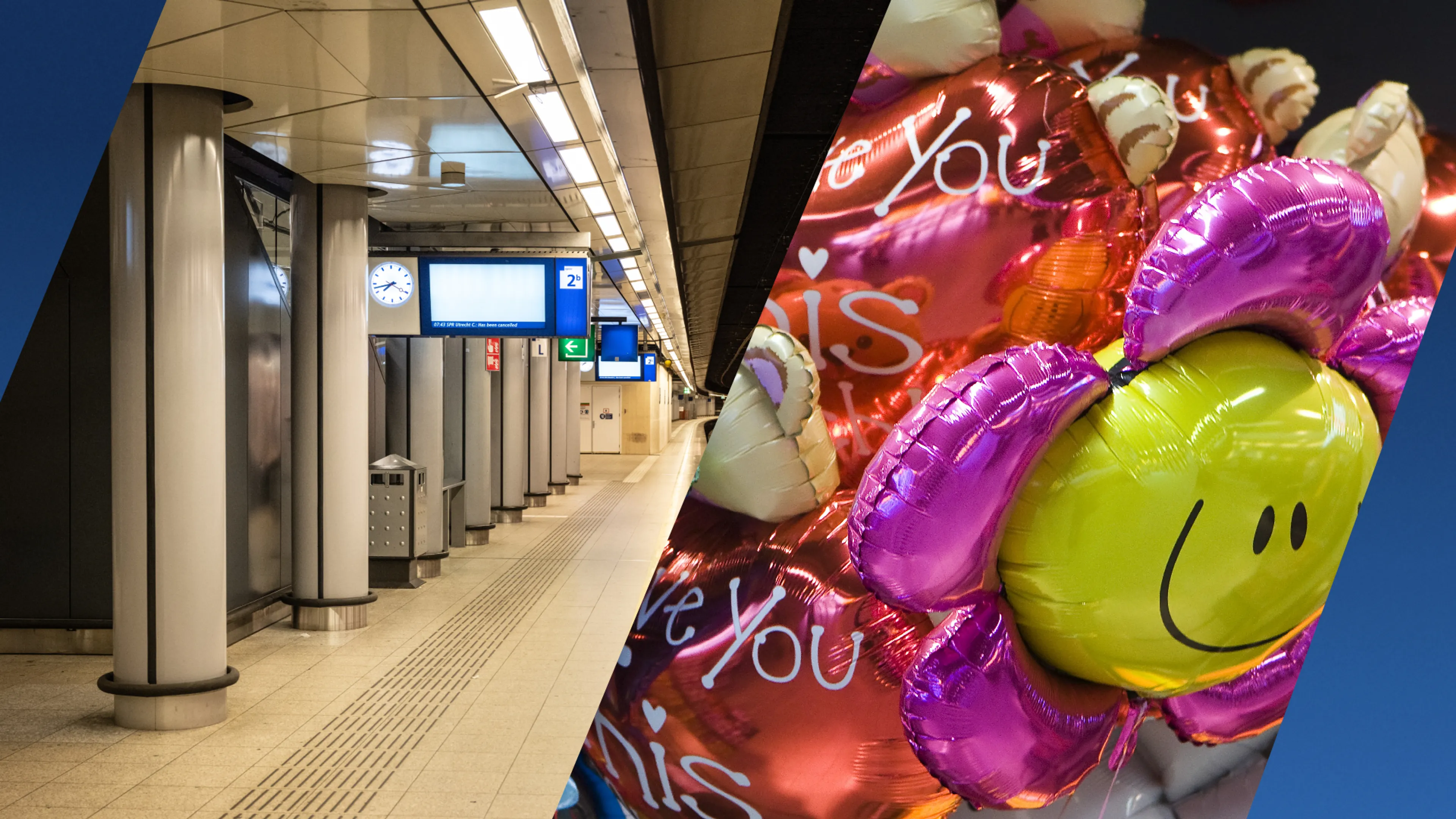 Vonkenregen door heliumballon op Schiphol, kortsluiting legt treinverkeer plat