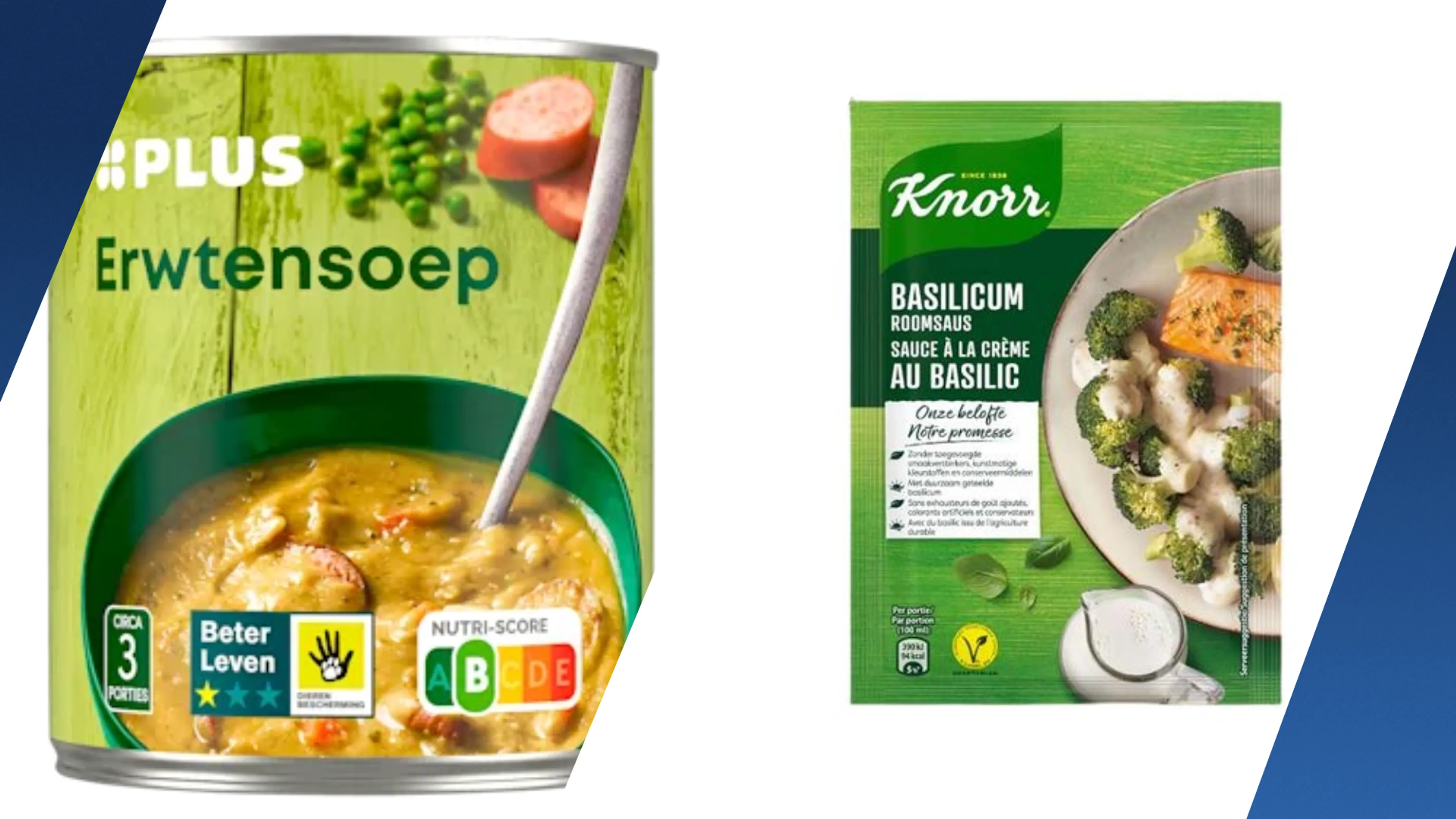 Stukjes metaal en rubber in roomsaus, zacht plastic in erwtensoep