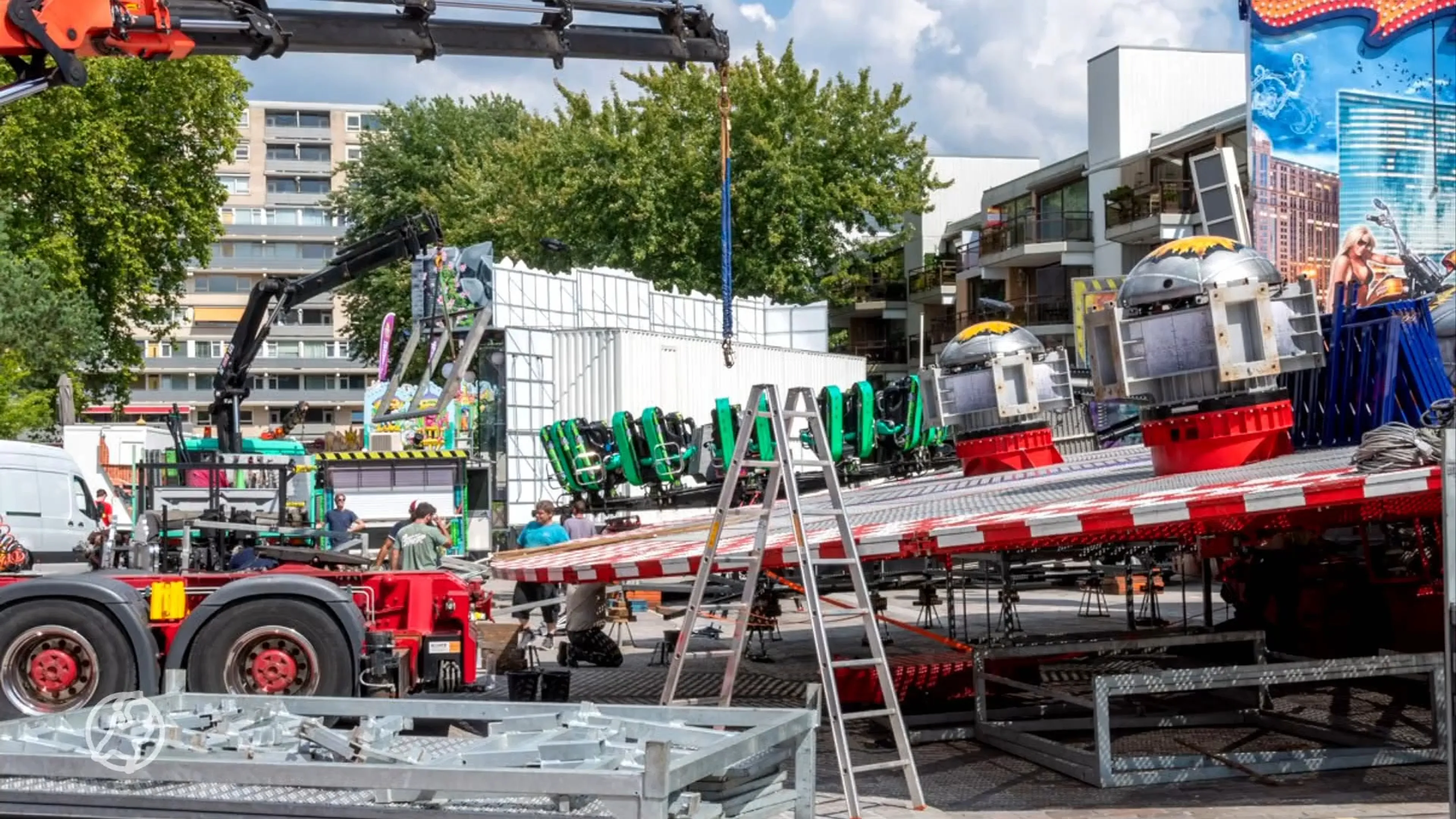 Het spannendste van de Tilburgse kermis is... de opbouw