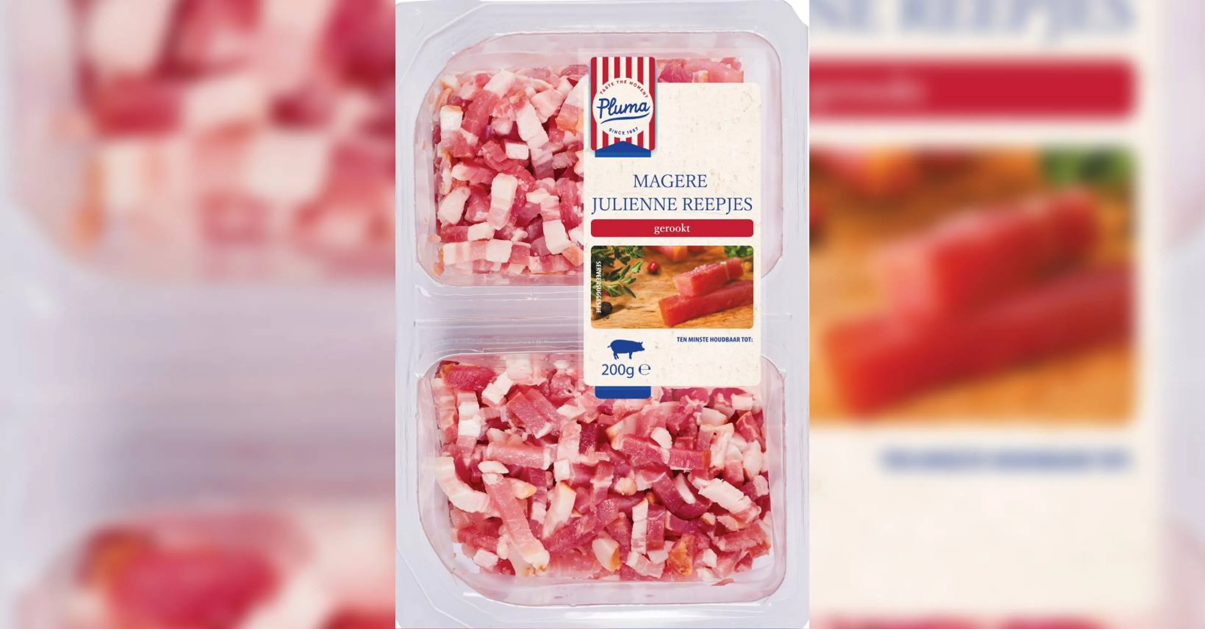 Mogelijk glas in spekreepjes bij meerdere supermarkten