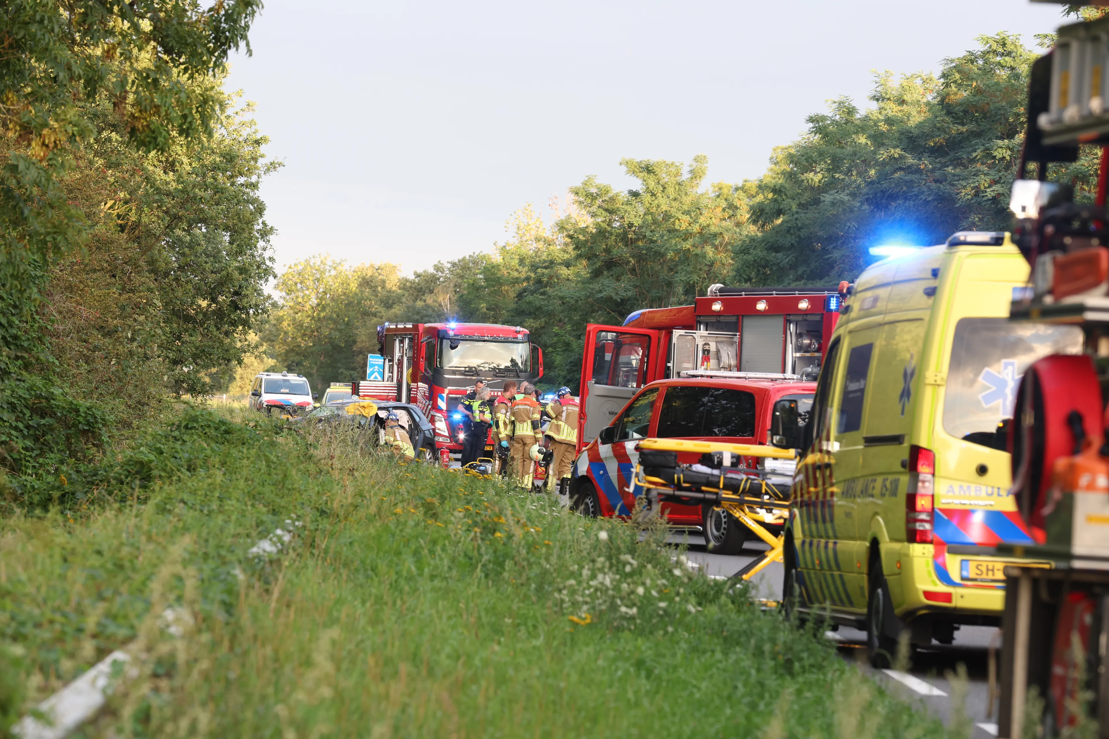 Frontale botsing op N347 eist tweede leven