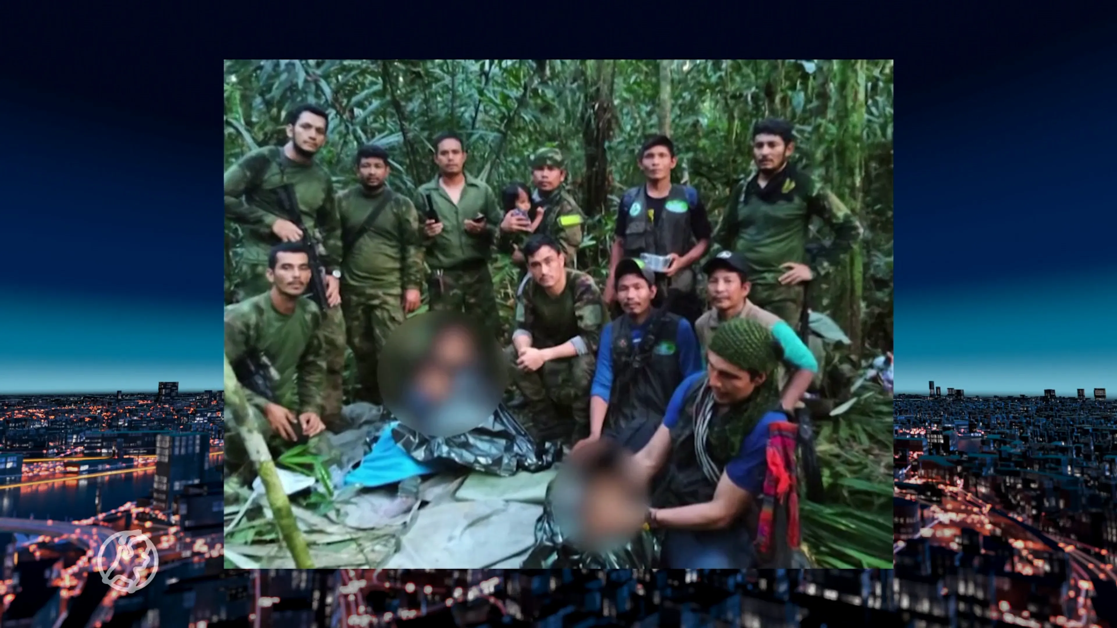 Nederlands Anne en Humberto hielpen kinderen vinden in Colombiaanse jungle
