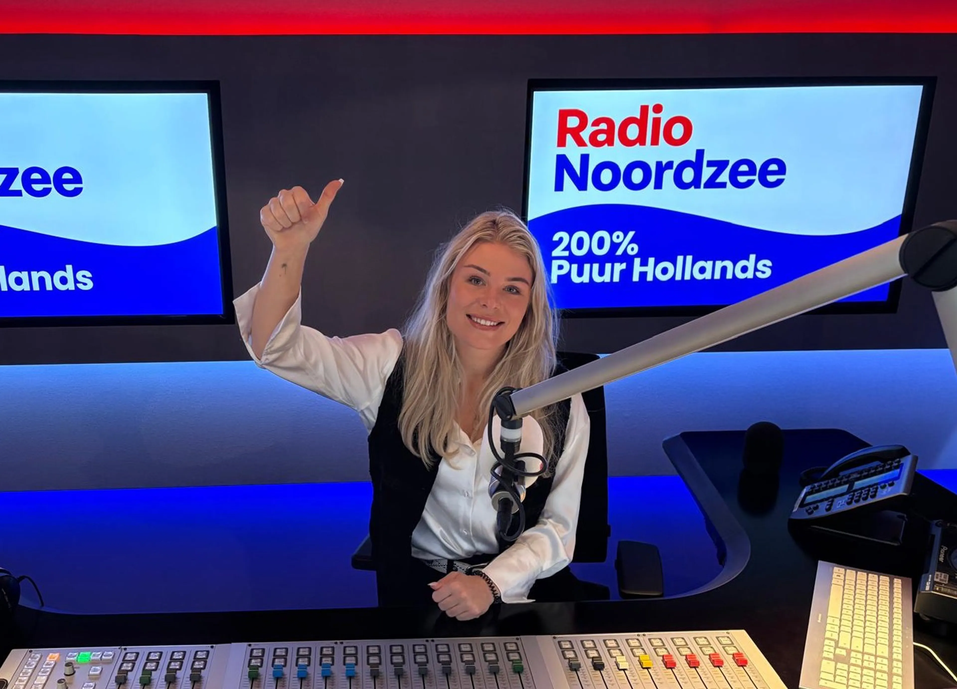 Jorieke Sterken presenteerde 'De Radio Noordzee Lunch met...'