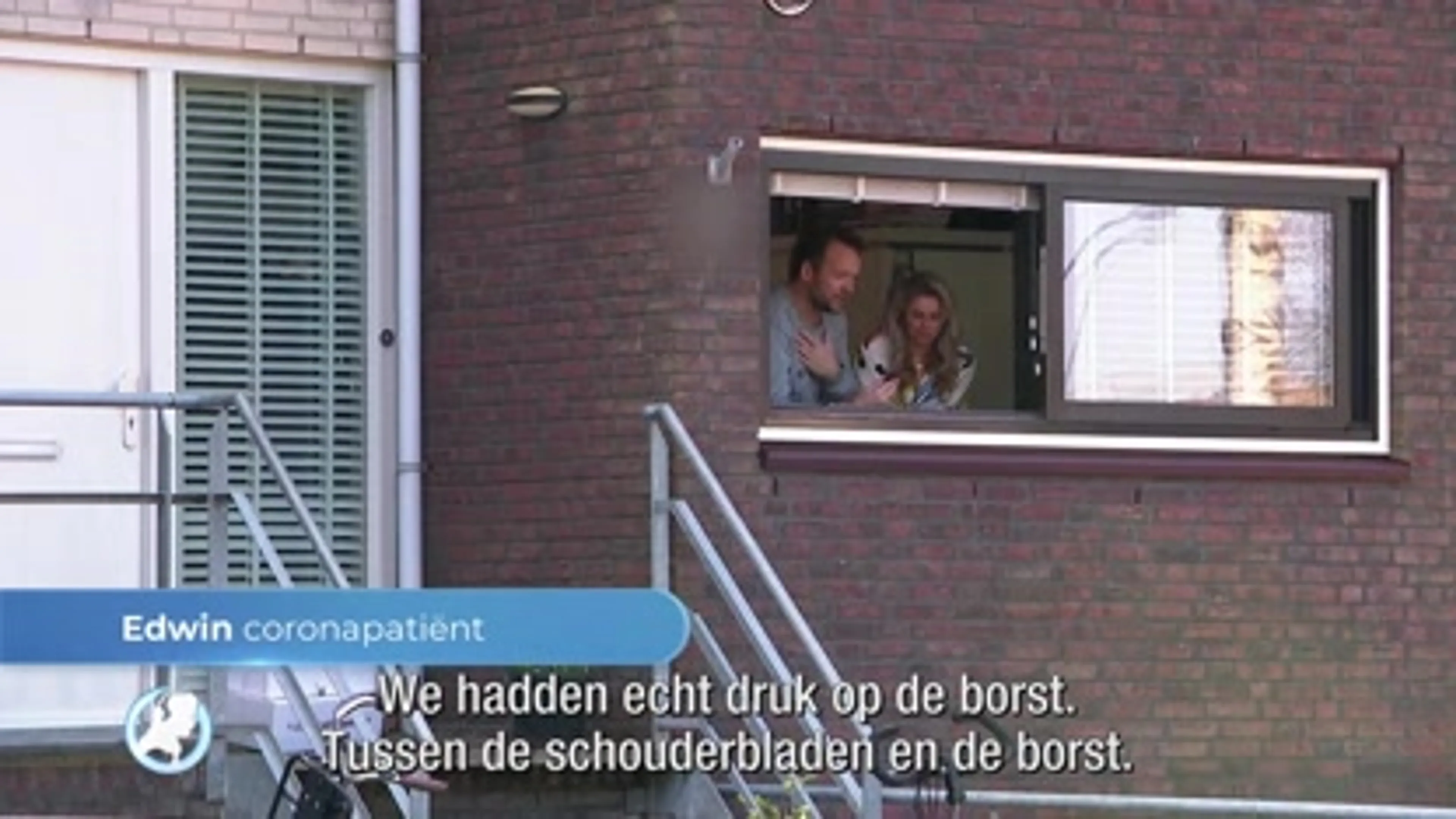 Kortademig en stekende pijn op de borst: Edwin en Vivian zitten thuis met coronavirus