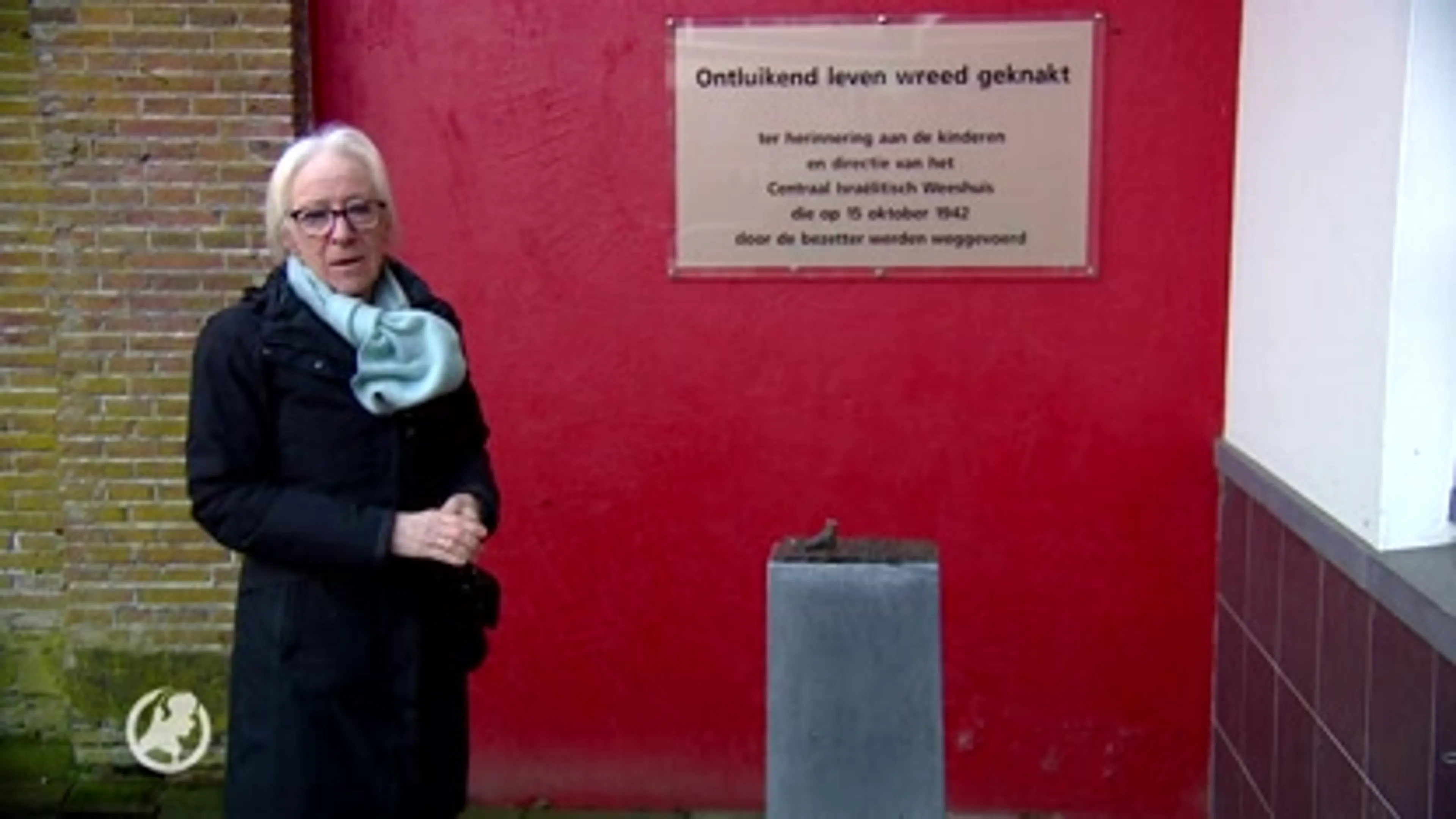 Utrechts herdenkingsbeeld voor weggevoerde Joodse kinderen gestolen: ‘Alleen het voetje staat er nog'
