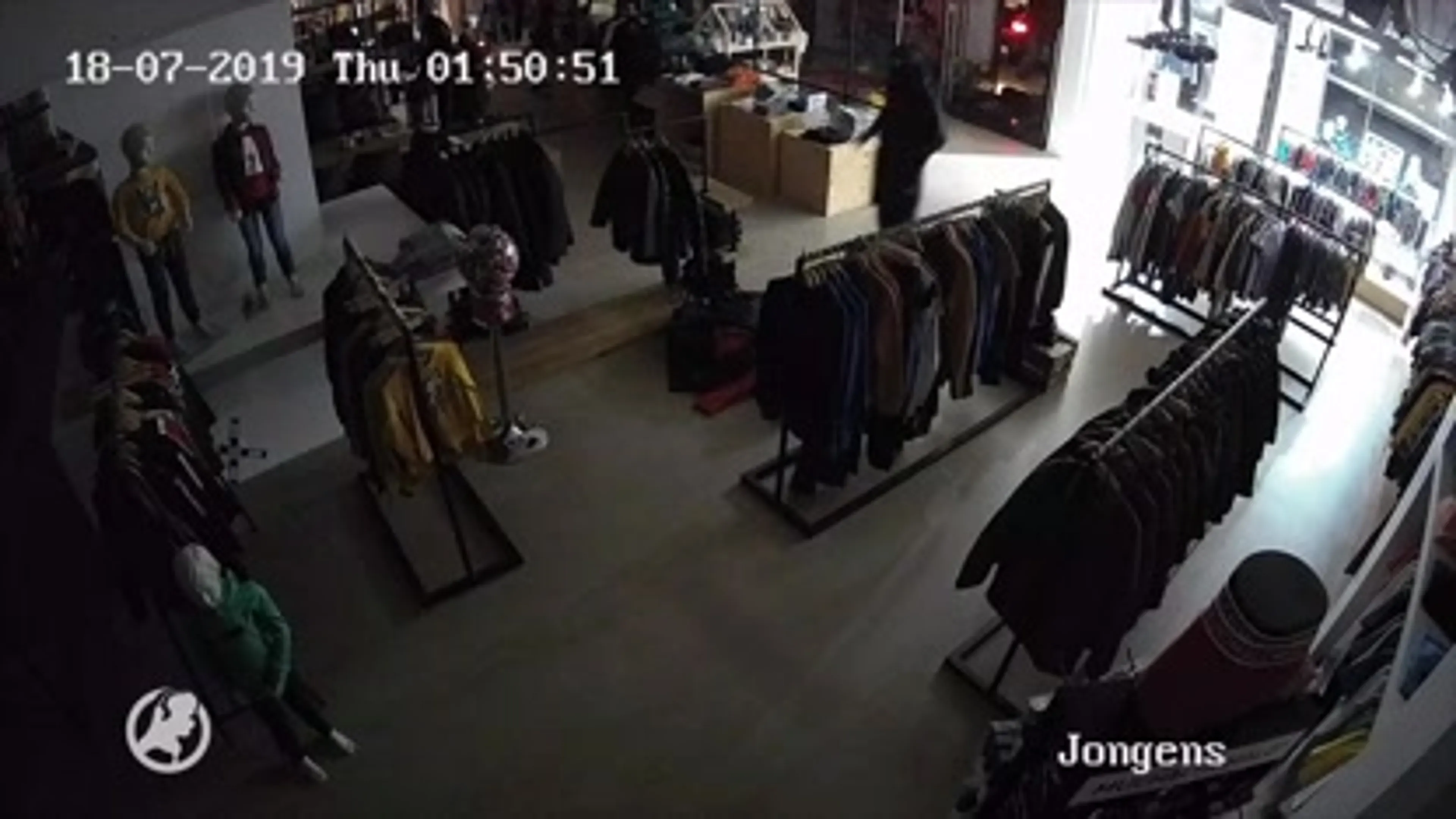 Bewakingsbeeld ramkraak Oosterhout