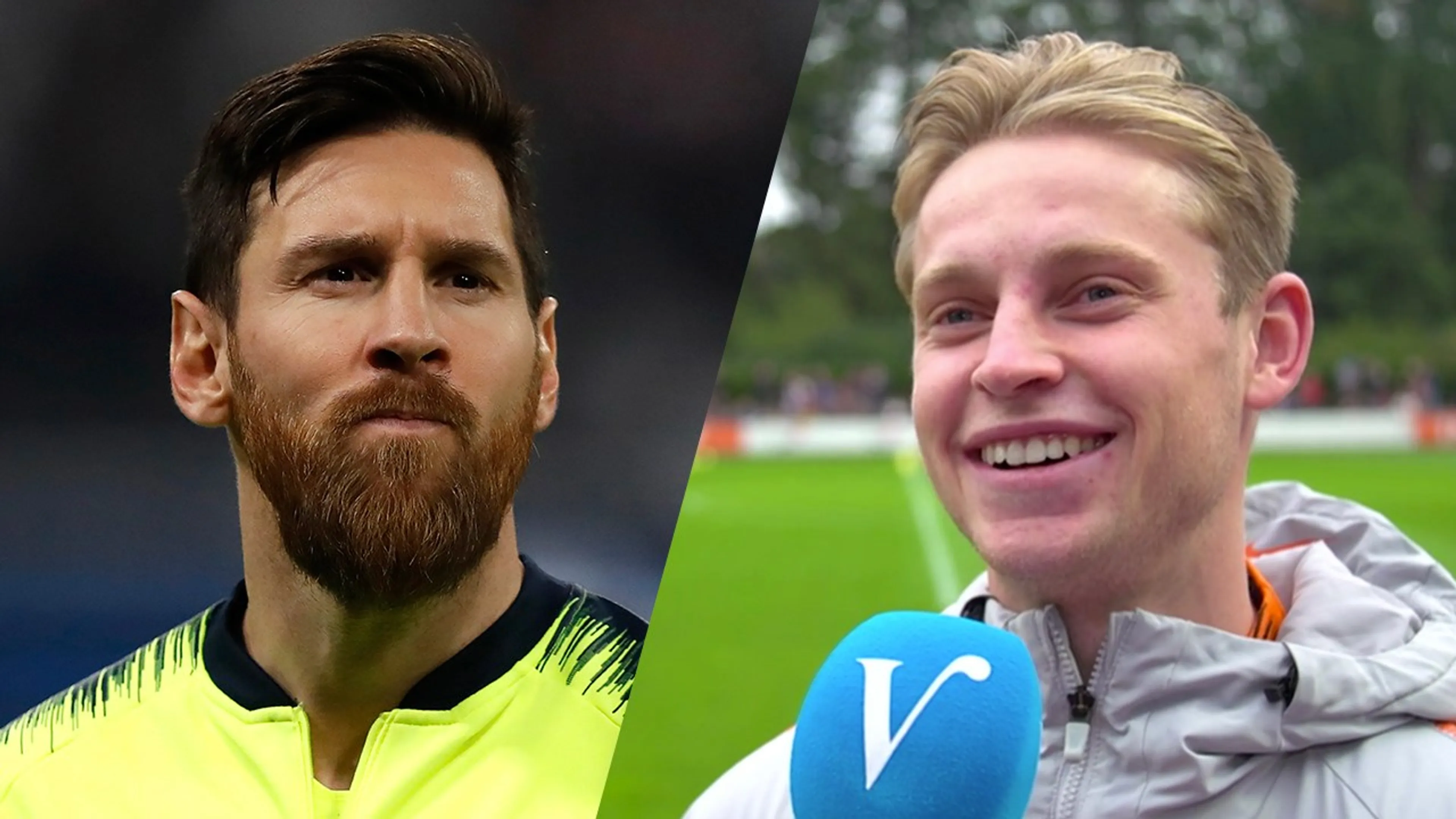 De Jong geniet in Barcelona: 'Nog steeds leuk om met Messi te trainen'