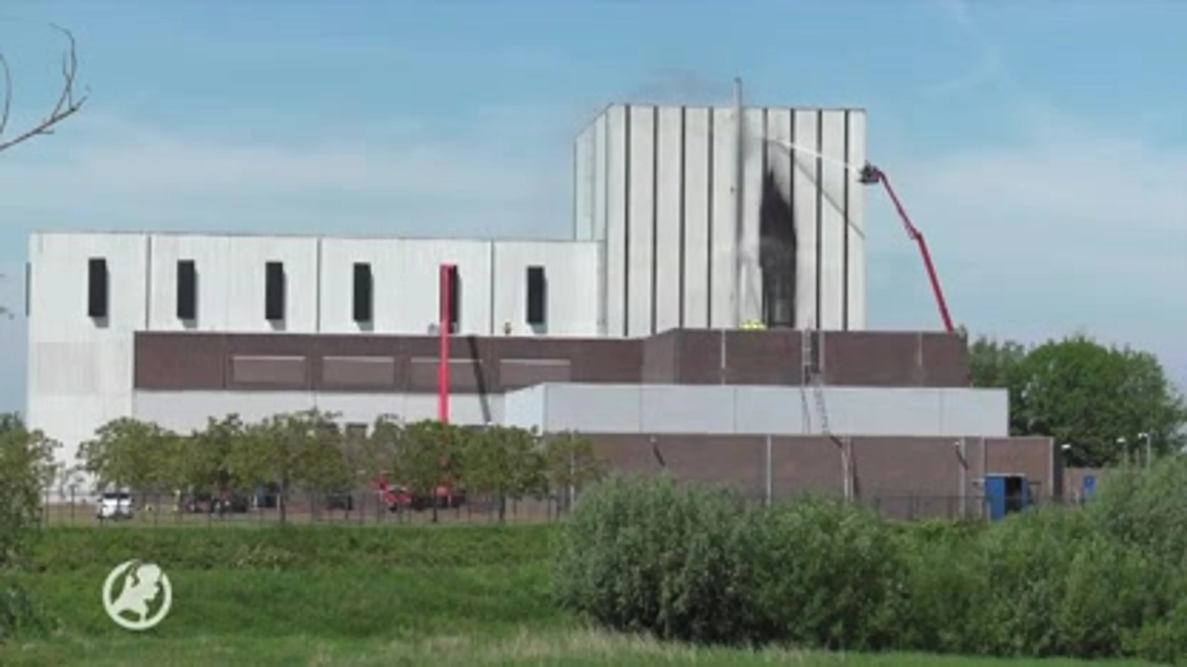 Brand bij oude kerncentrale Dodewaard
