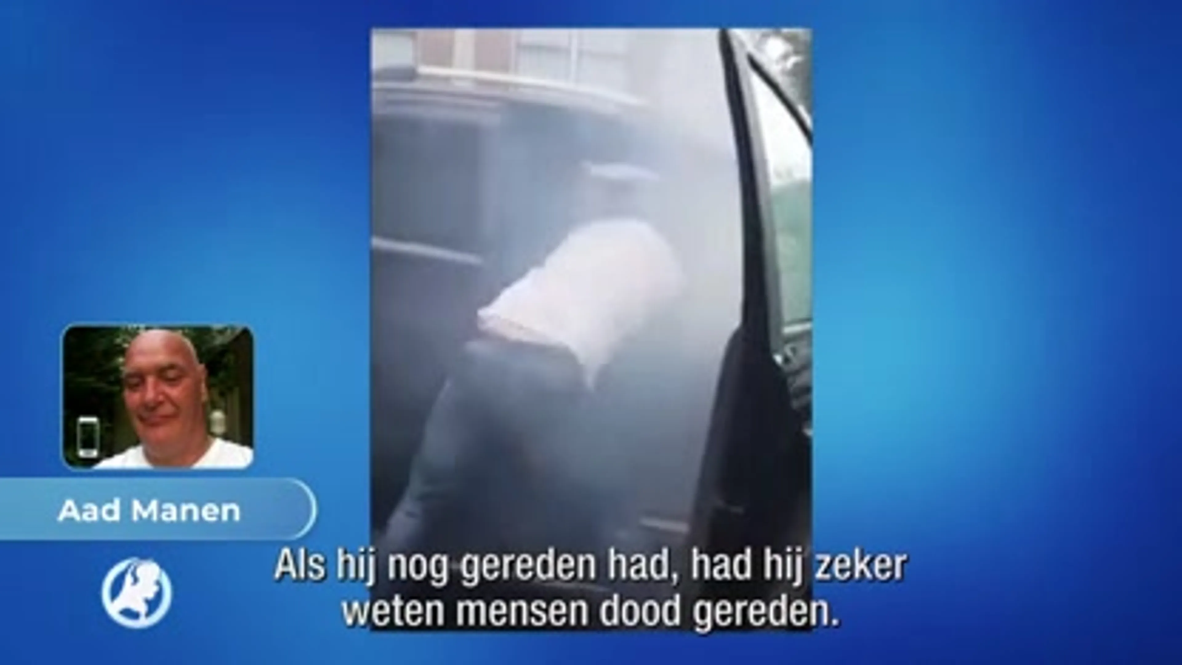 Automobilist richt ravage aan in Rotterdam