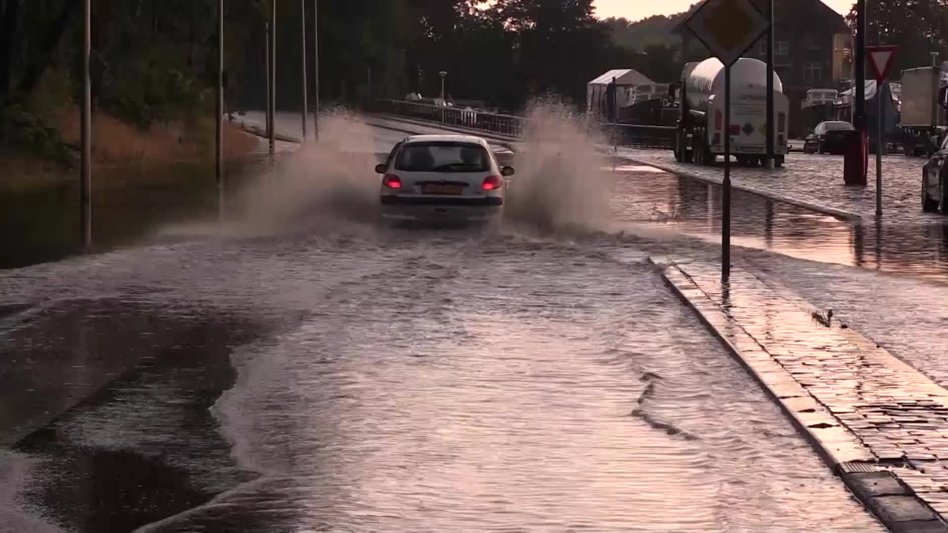 Ondanks de droogte flinke wateroverlast in Twente
