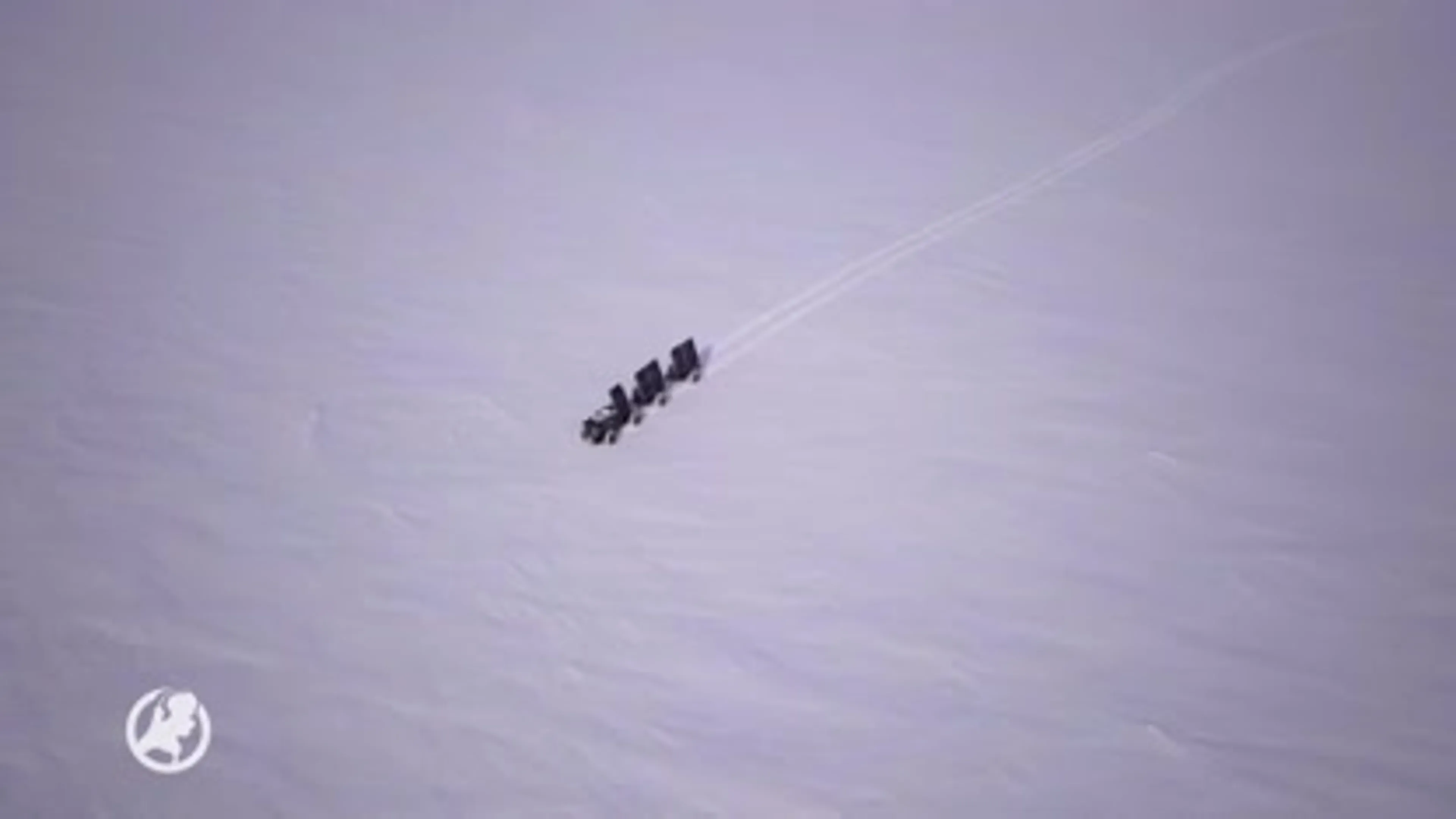 C2A: Door diepe sneeuw gaat het nog niet zo snel als Liesbeth en Edwin zouden willen