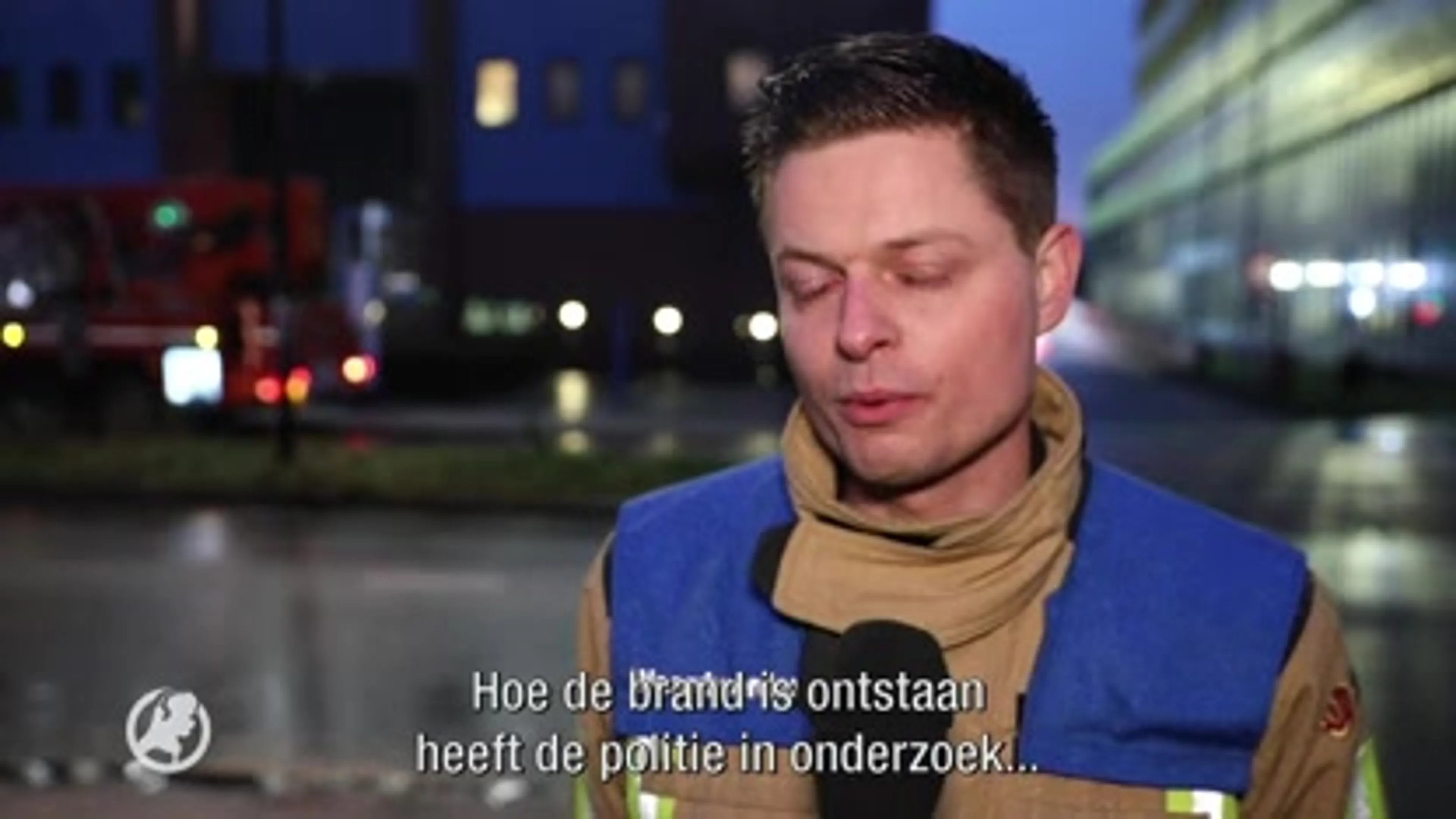 De brandweer over de brand bij het CBR