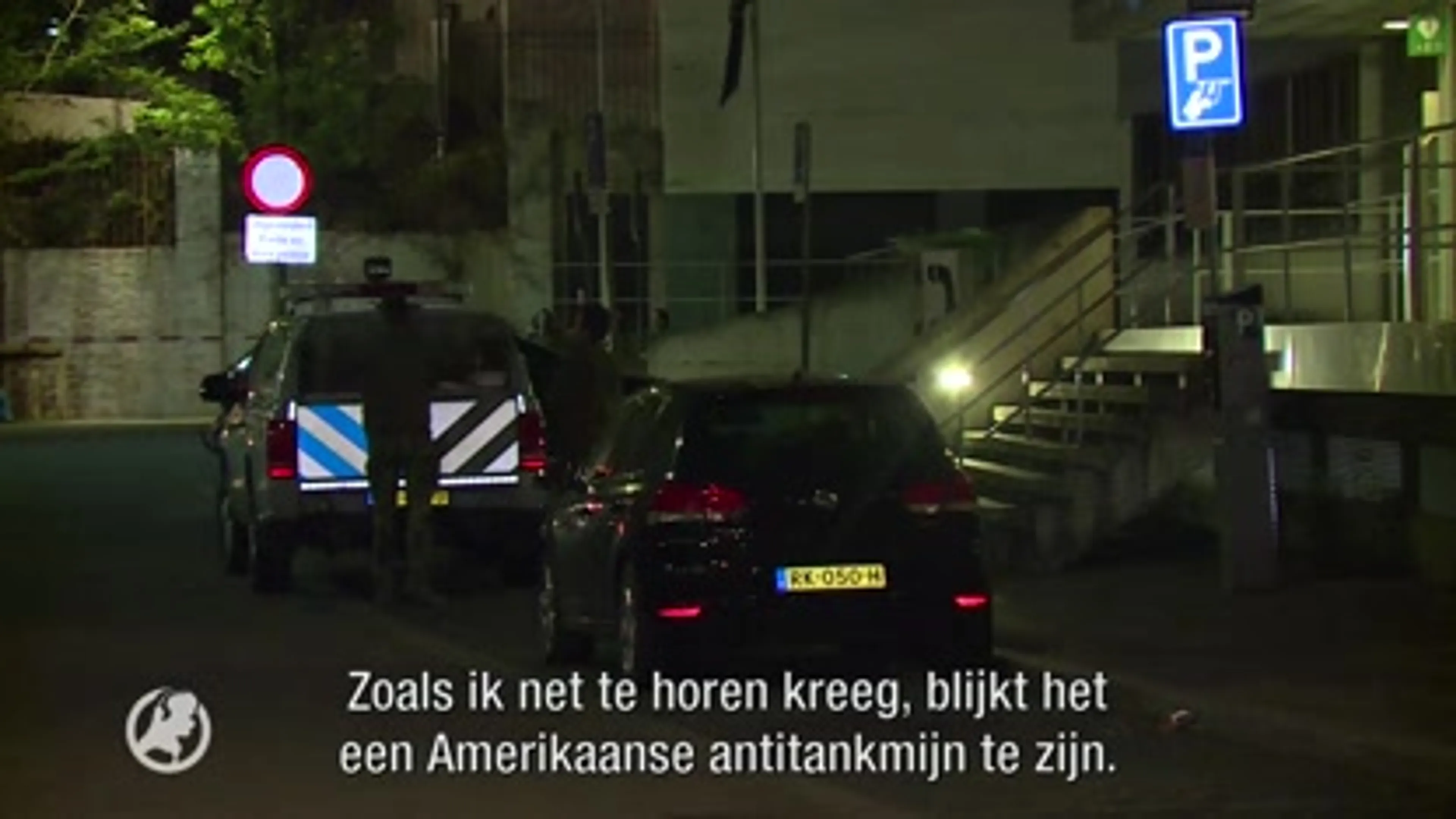 Wesley bracht gevonden explosief op de scooter naar het politiebureau