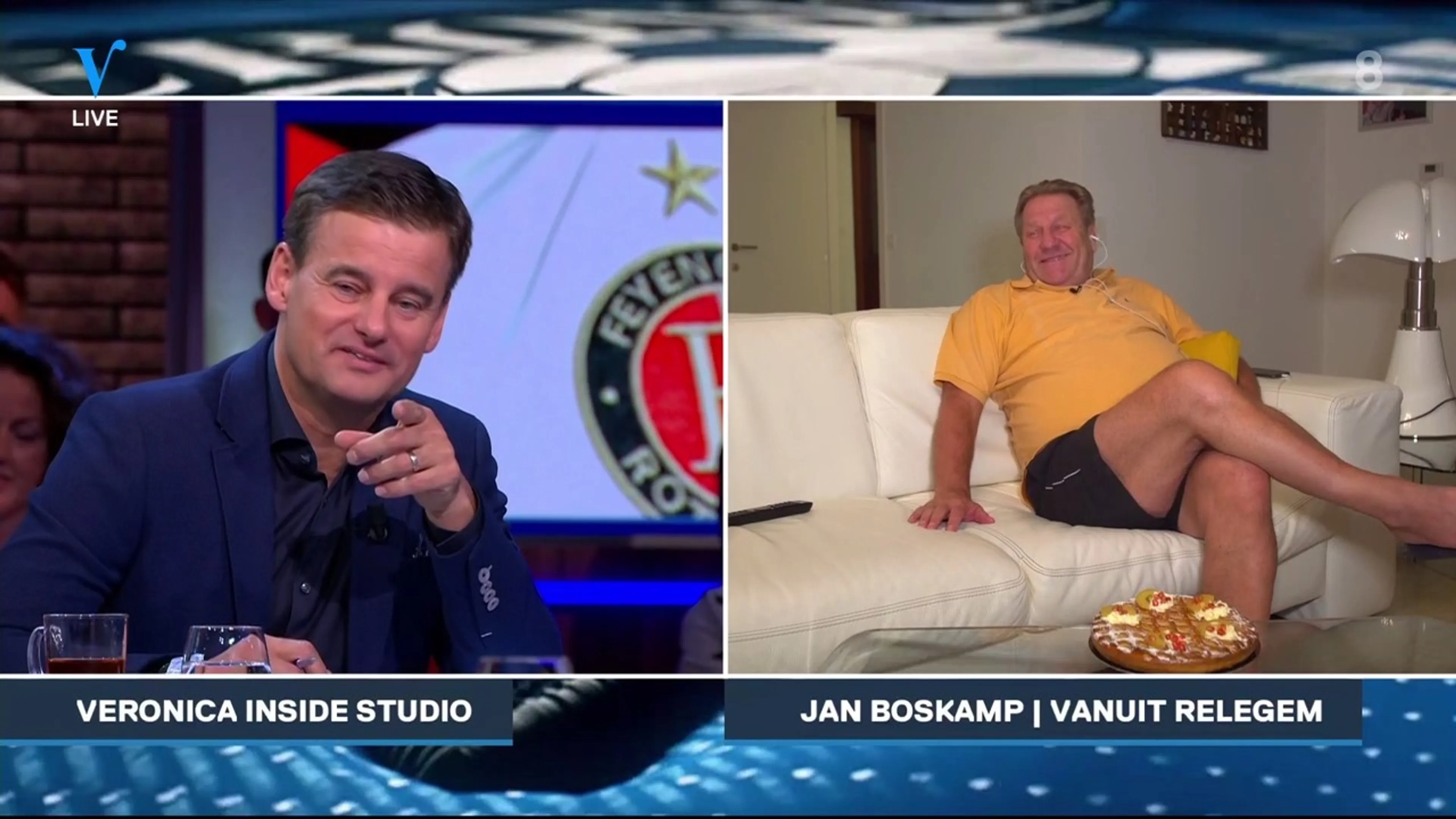 Crosstalk met jarig Jan: 'Ik hoor geen klote, Wilfred!'