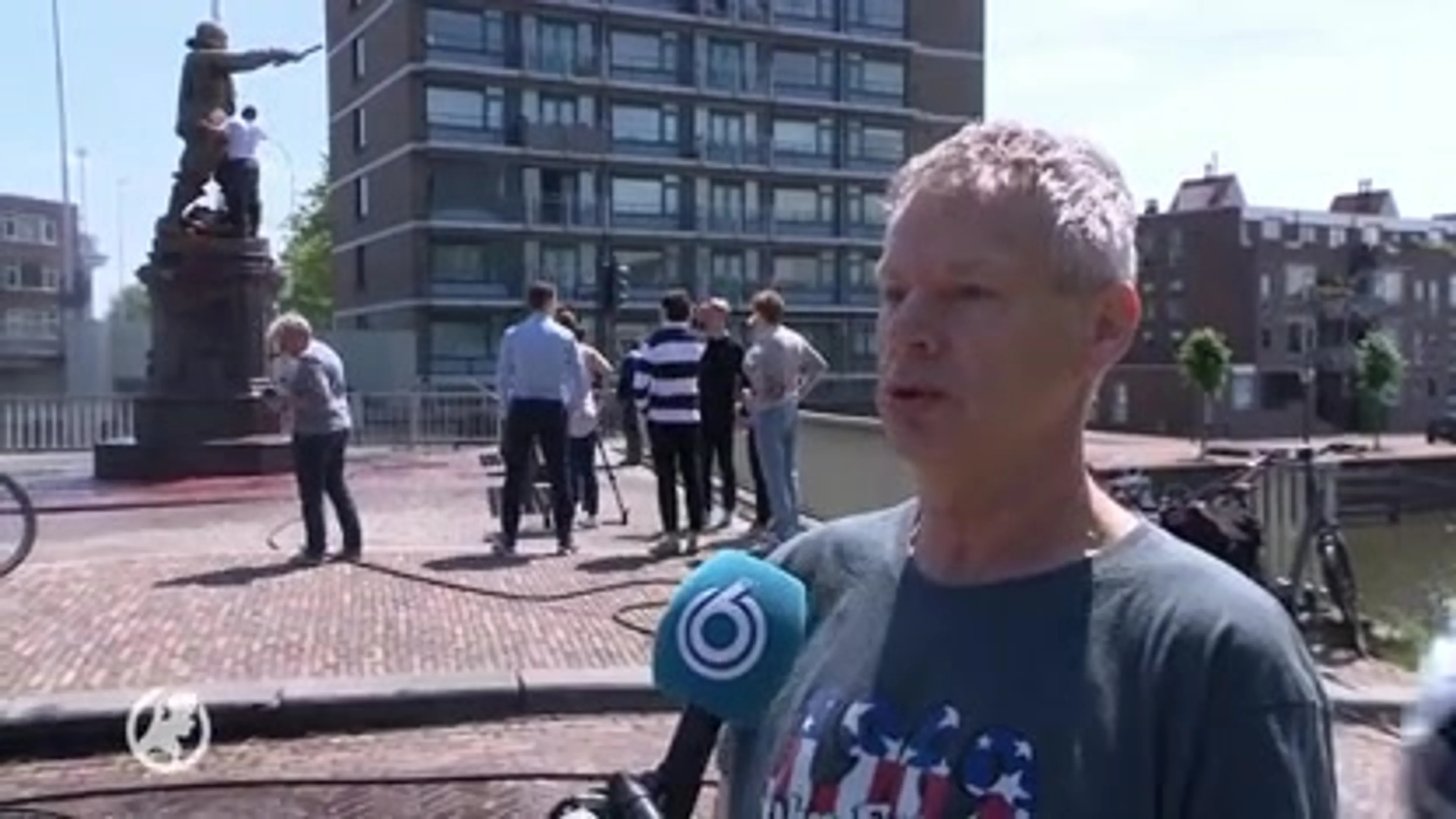 Actiegroep erkent bekladden standbeelden van Piet Hein en Pim Fortuyn in Rotterdam