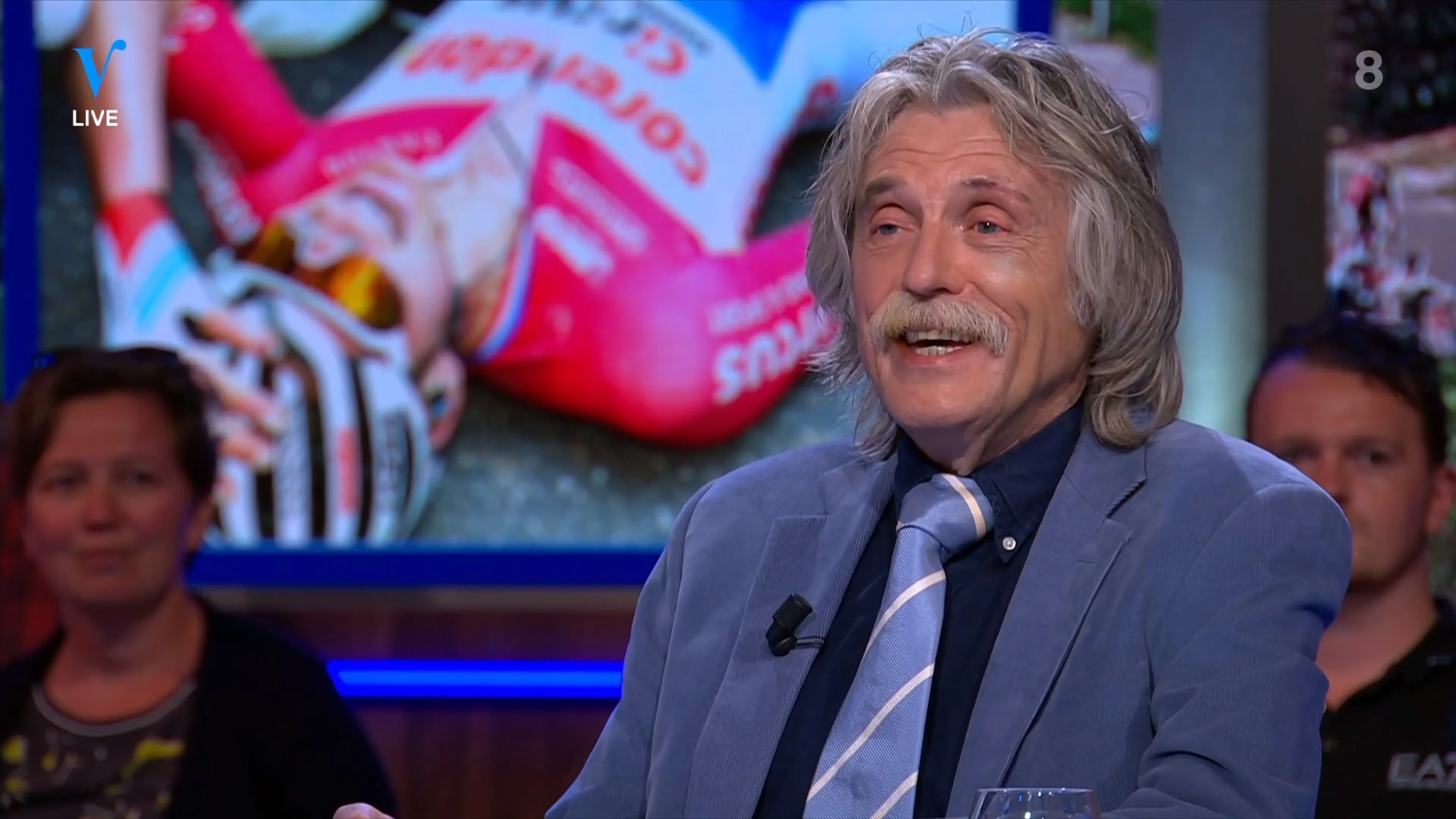 Johan waant zich professionele wielrenner