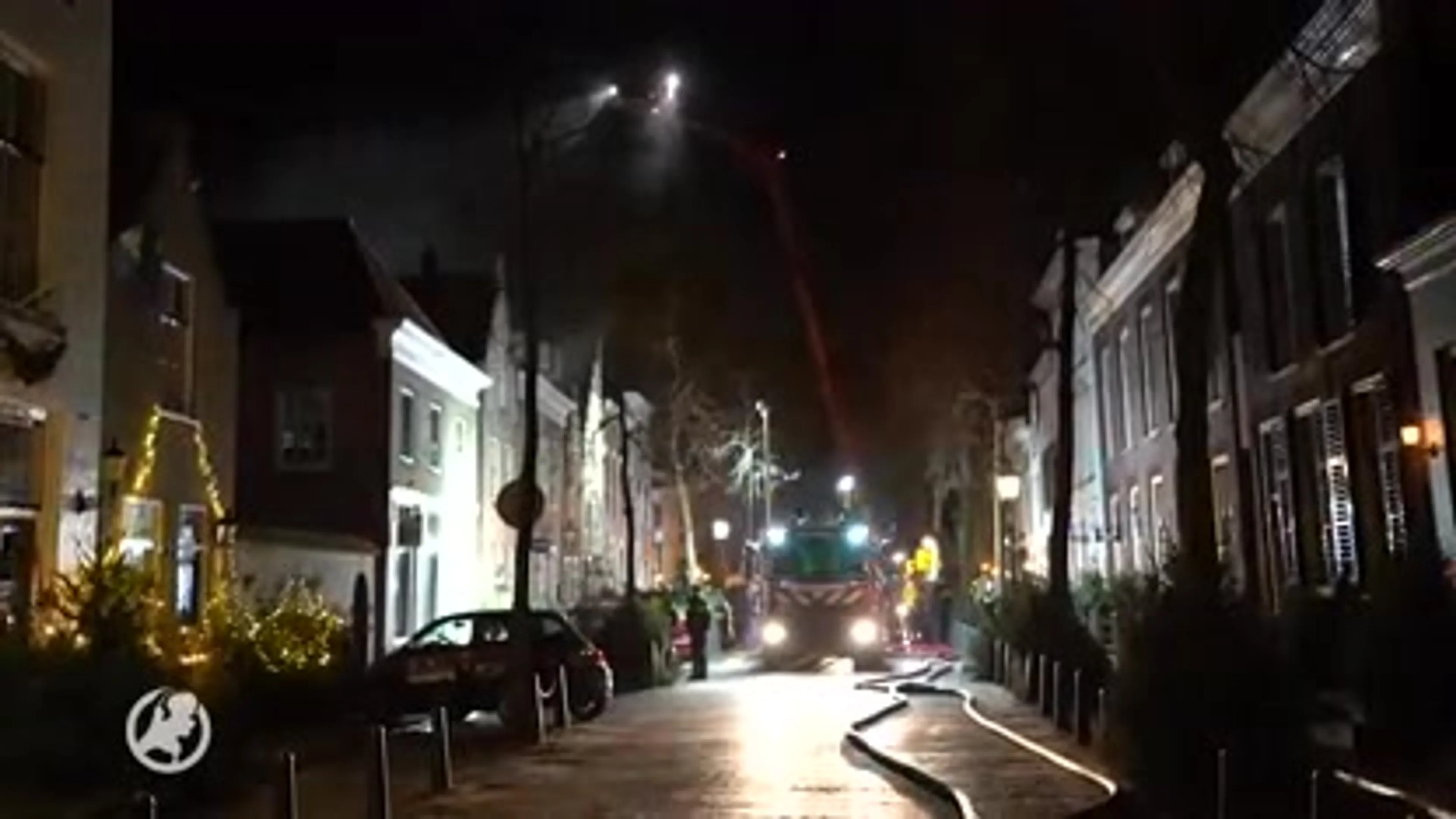 Brand in historisch centrum Middelharnis