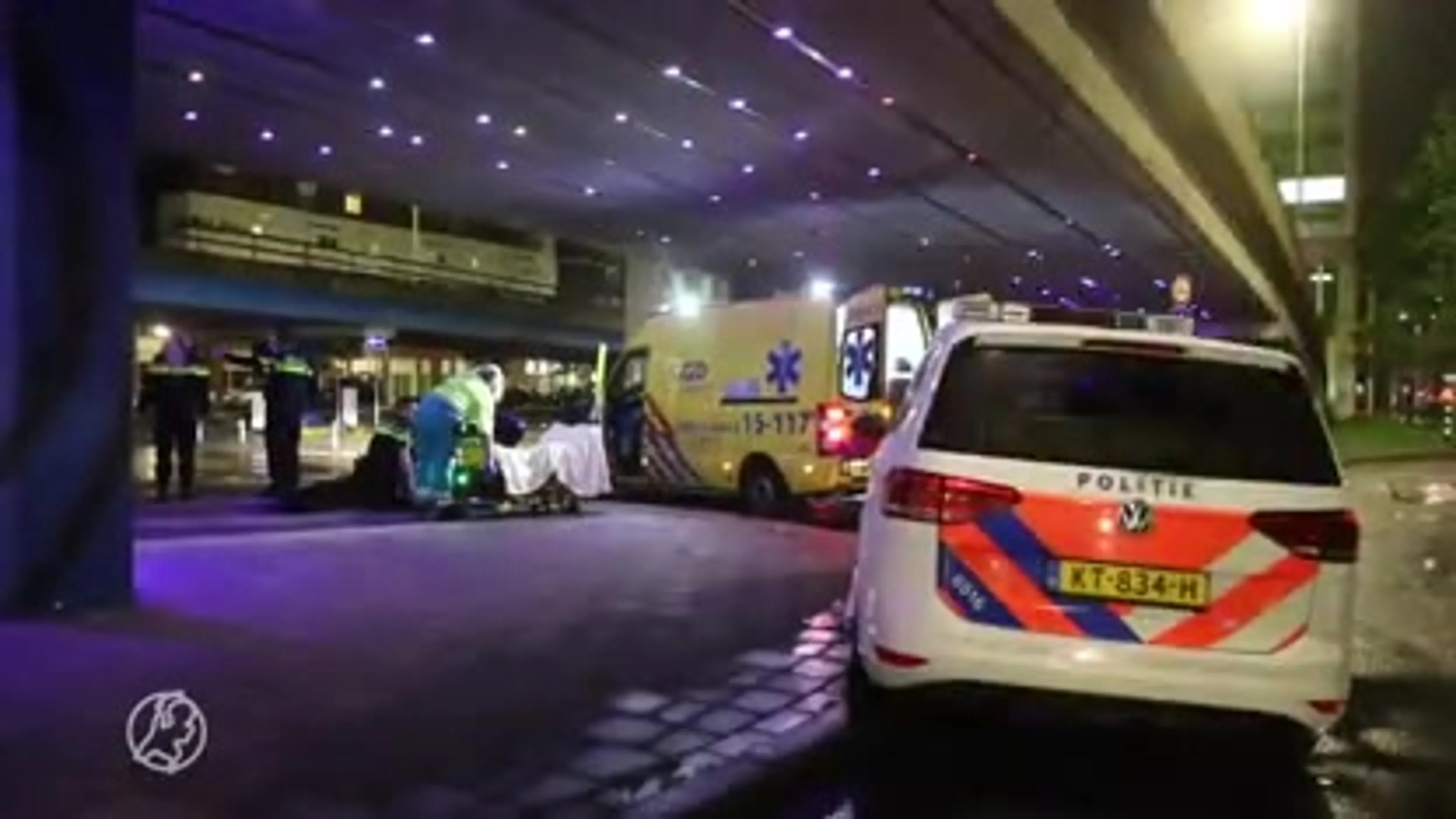 Steekpartij op busplatform Den Haag Centraal