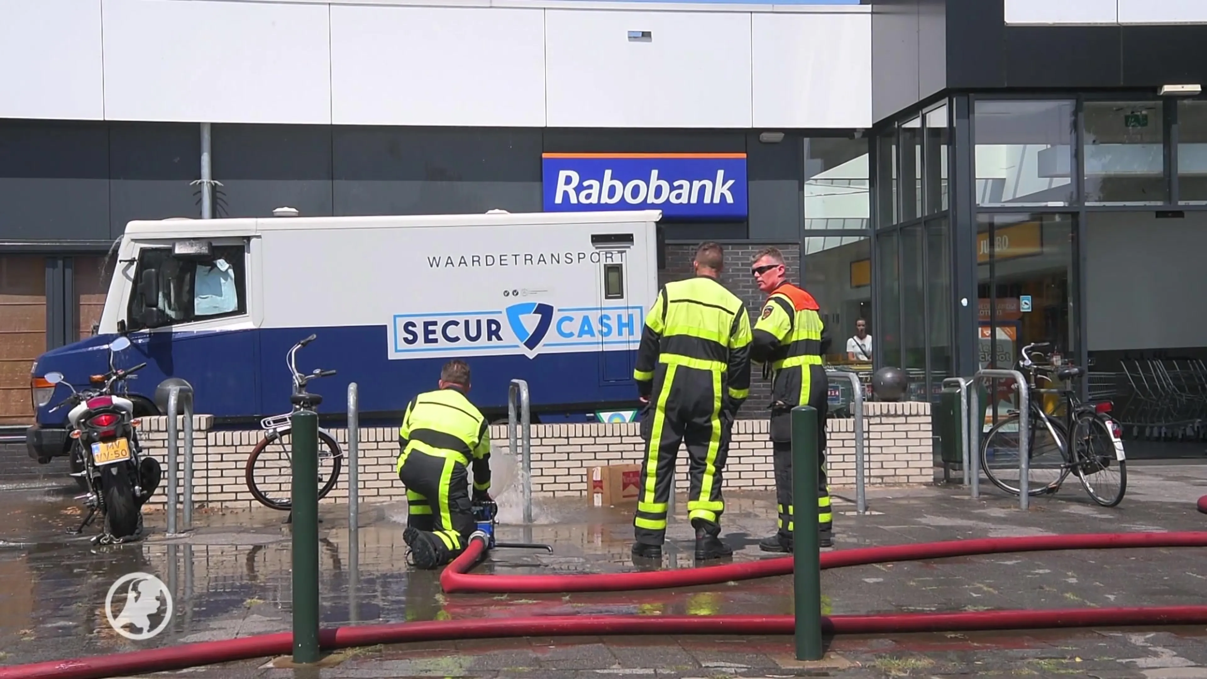 Mannen in snikhete geldwagen opgesloten in Breda