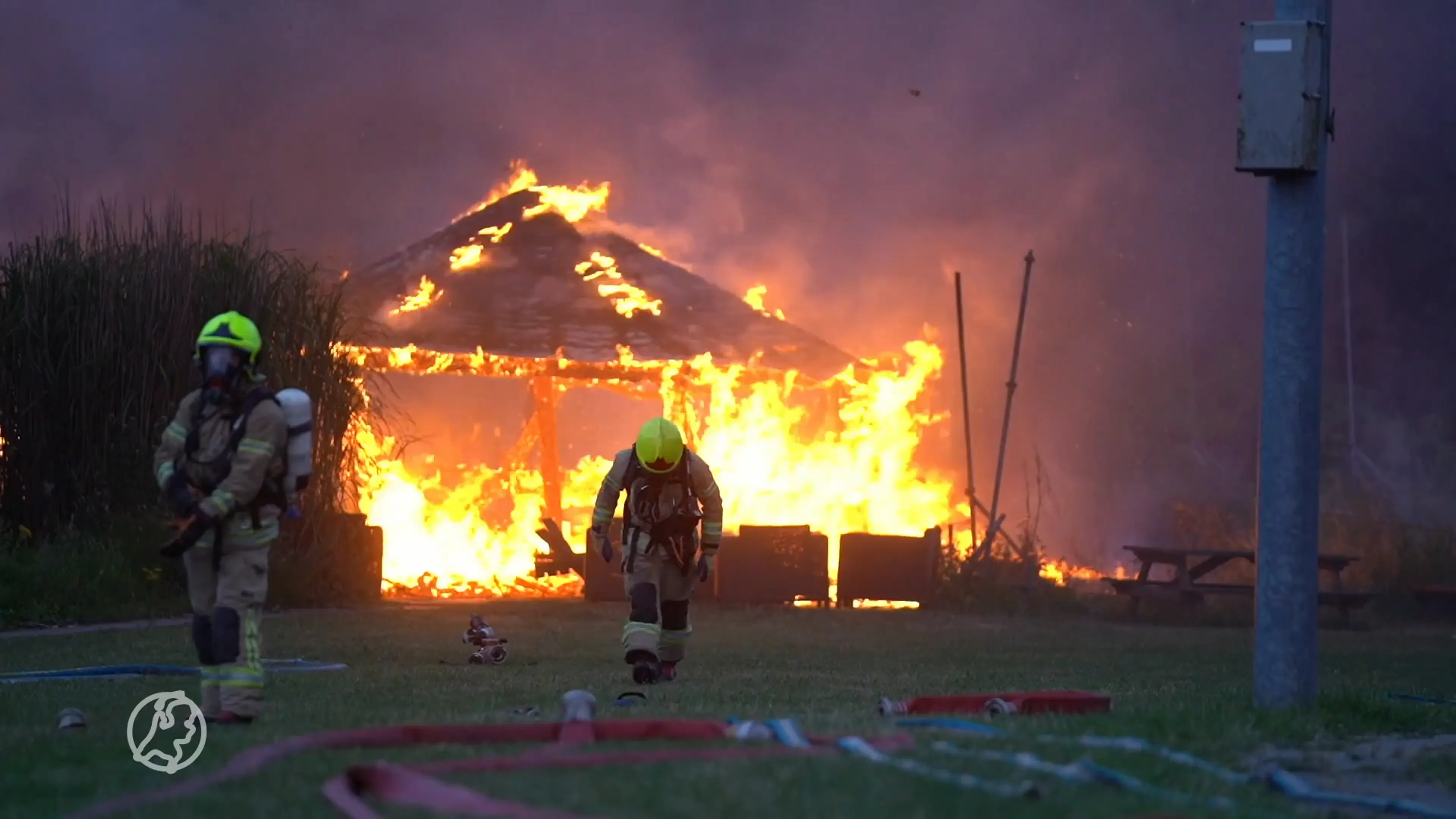 Paintballcentrum Vlaardingen door brand verwoest