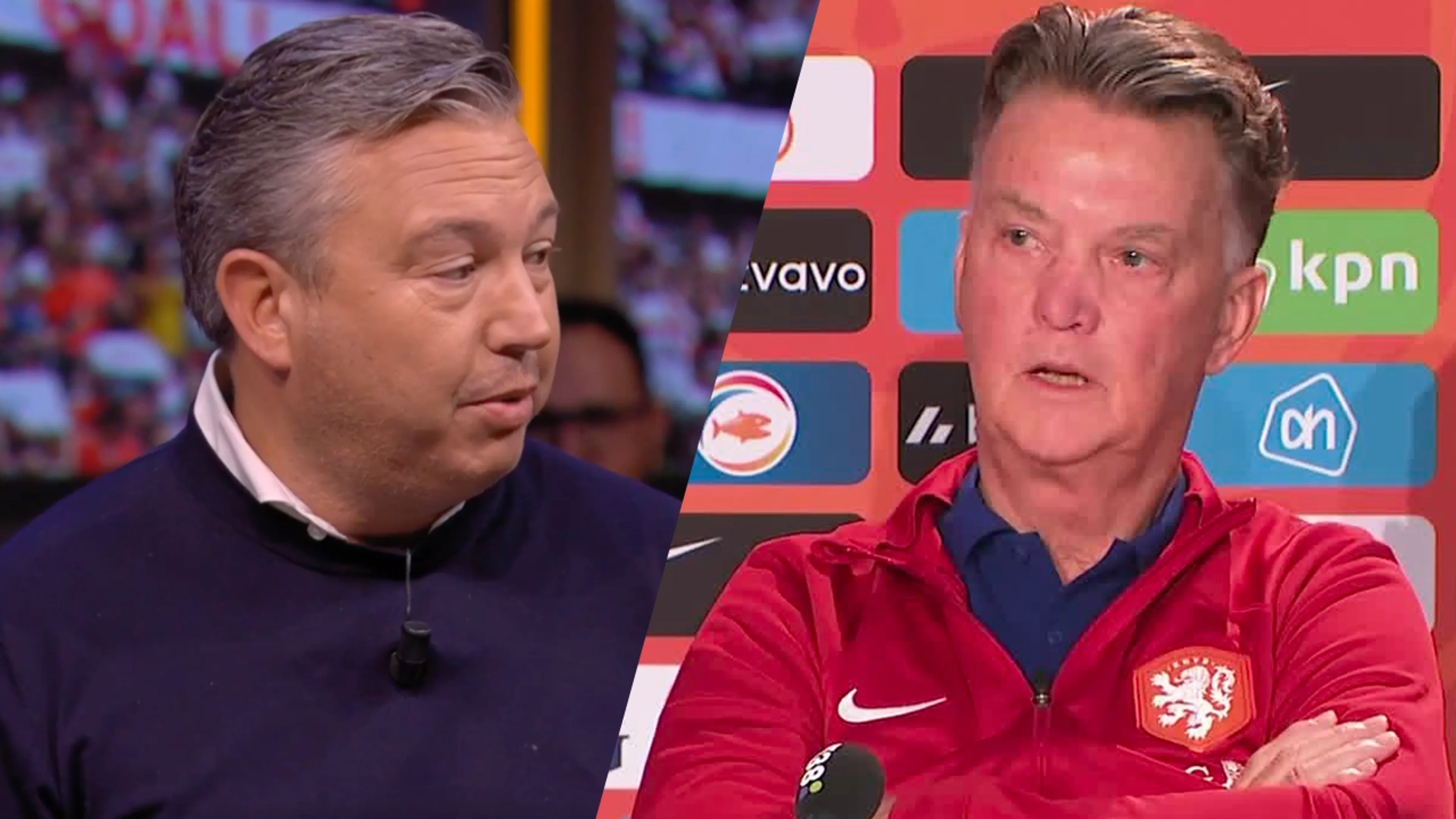 Van Gaal tegen Martijn Krabbendam: 'Je wil er gewoon denigrerend over doen!'
