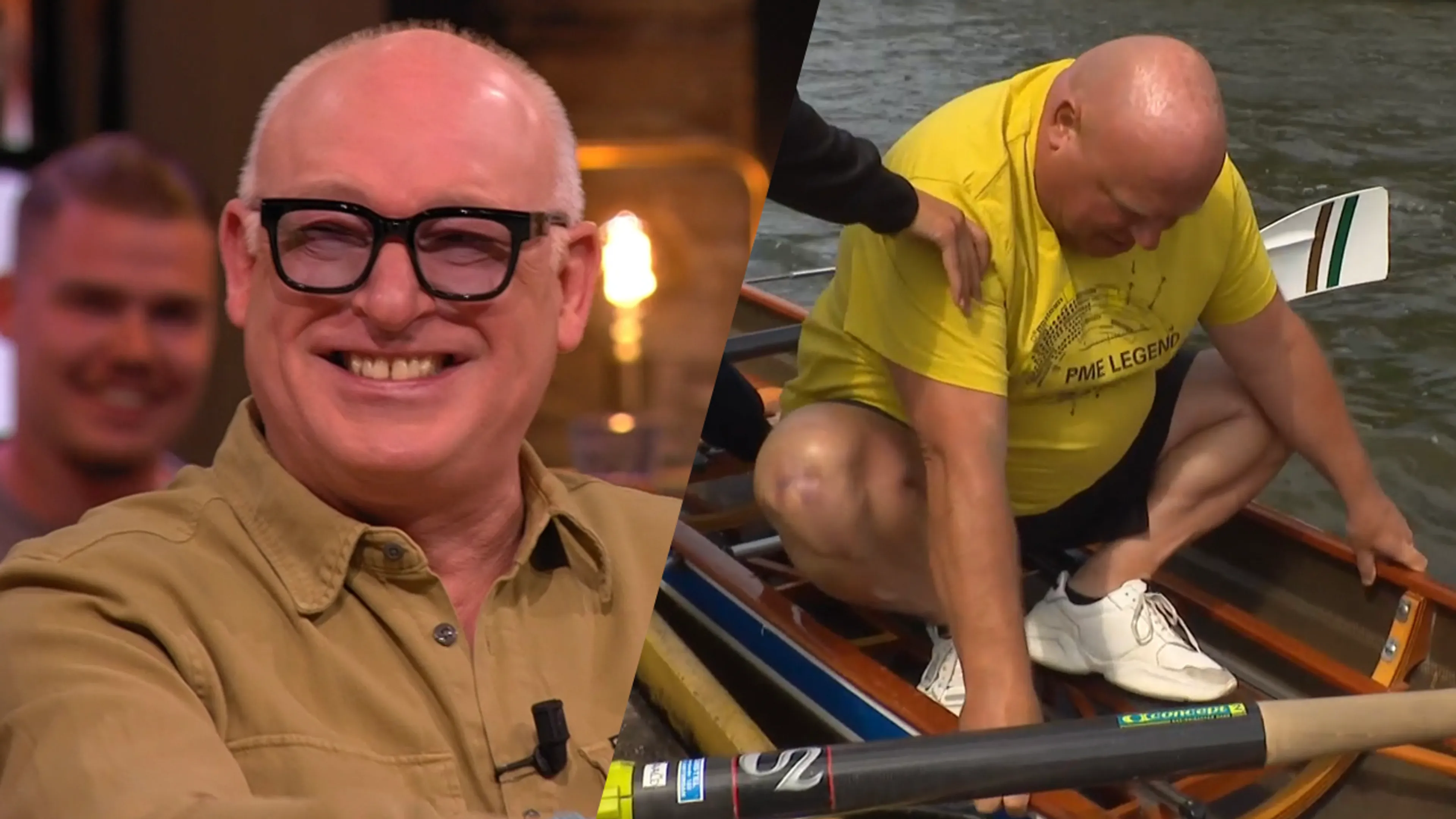René ziet Peter Gillis in het water vallen: 'Hij zou in Harderwijk niet misstaan!'