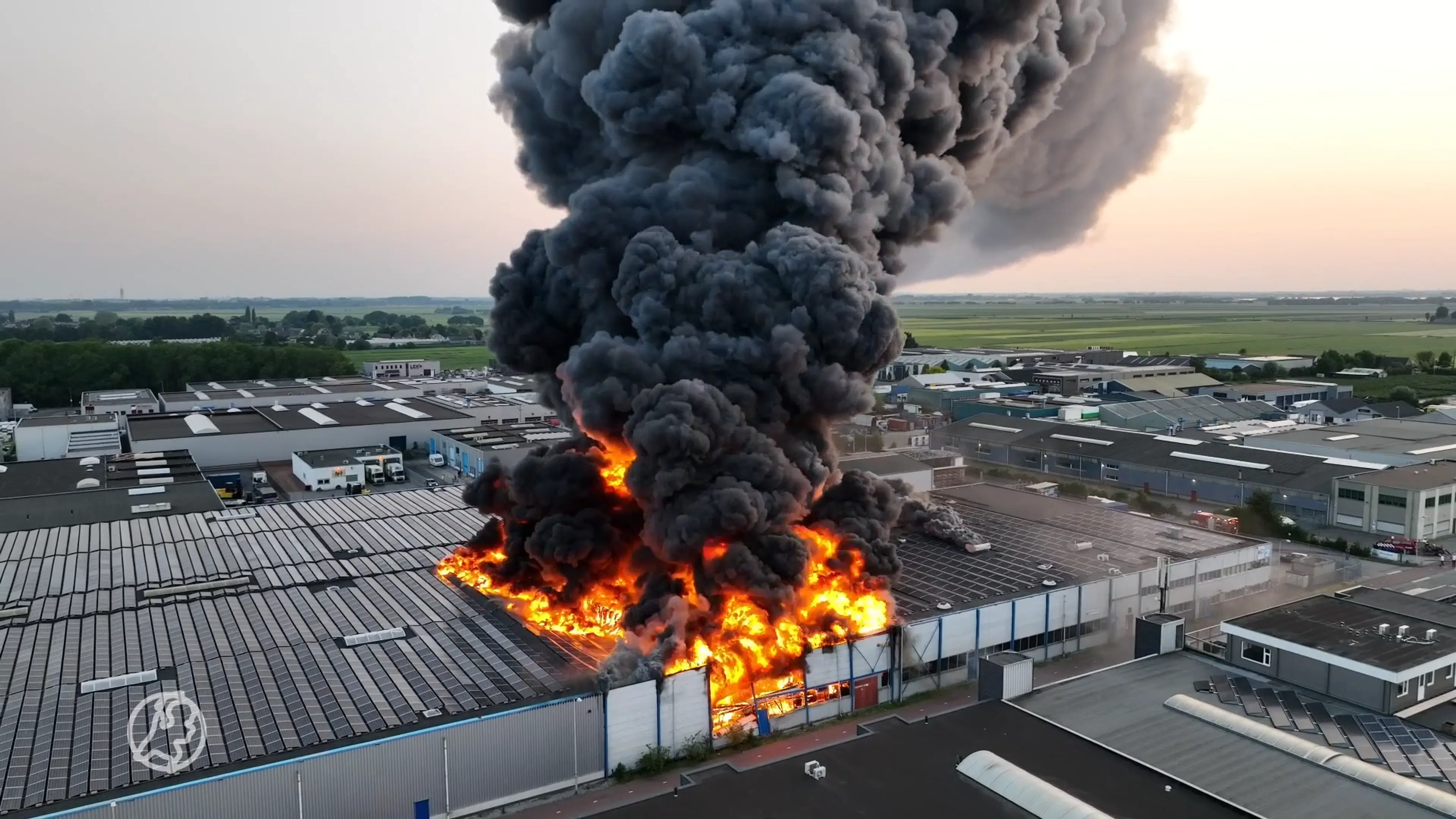 Brandweer nog steeds aan het blussen in Ter Aar