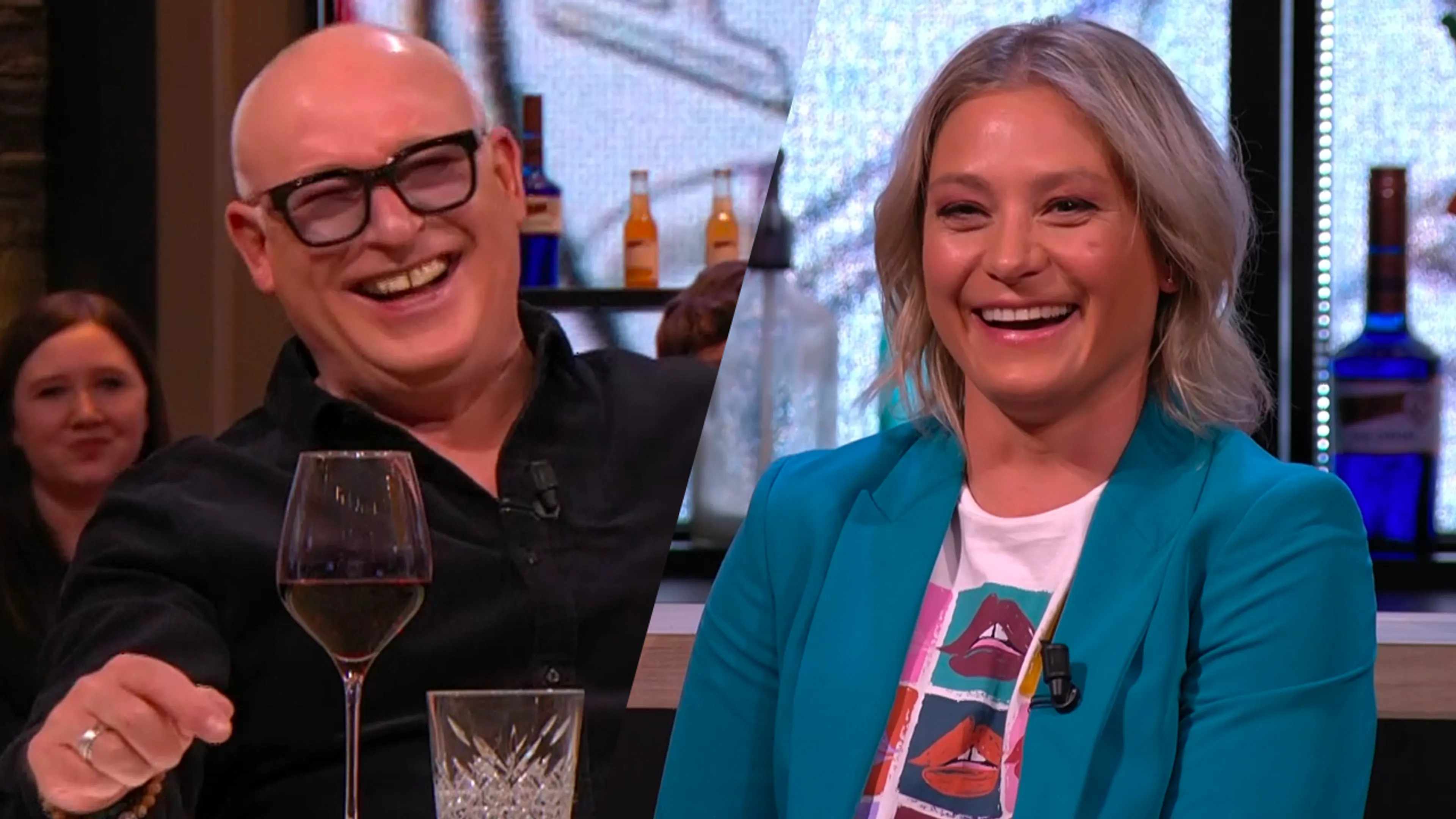 René en Roxane gaan stuk om dickpic-grap van Johan