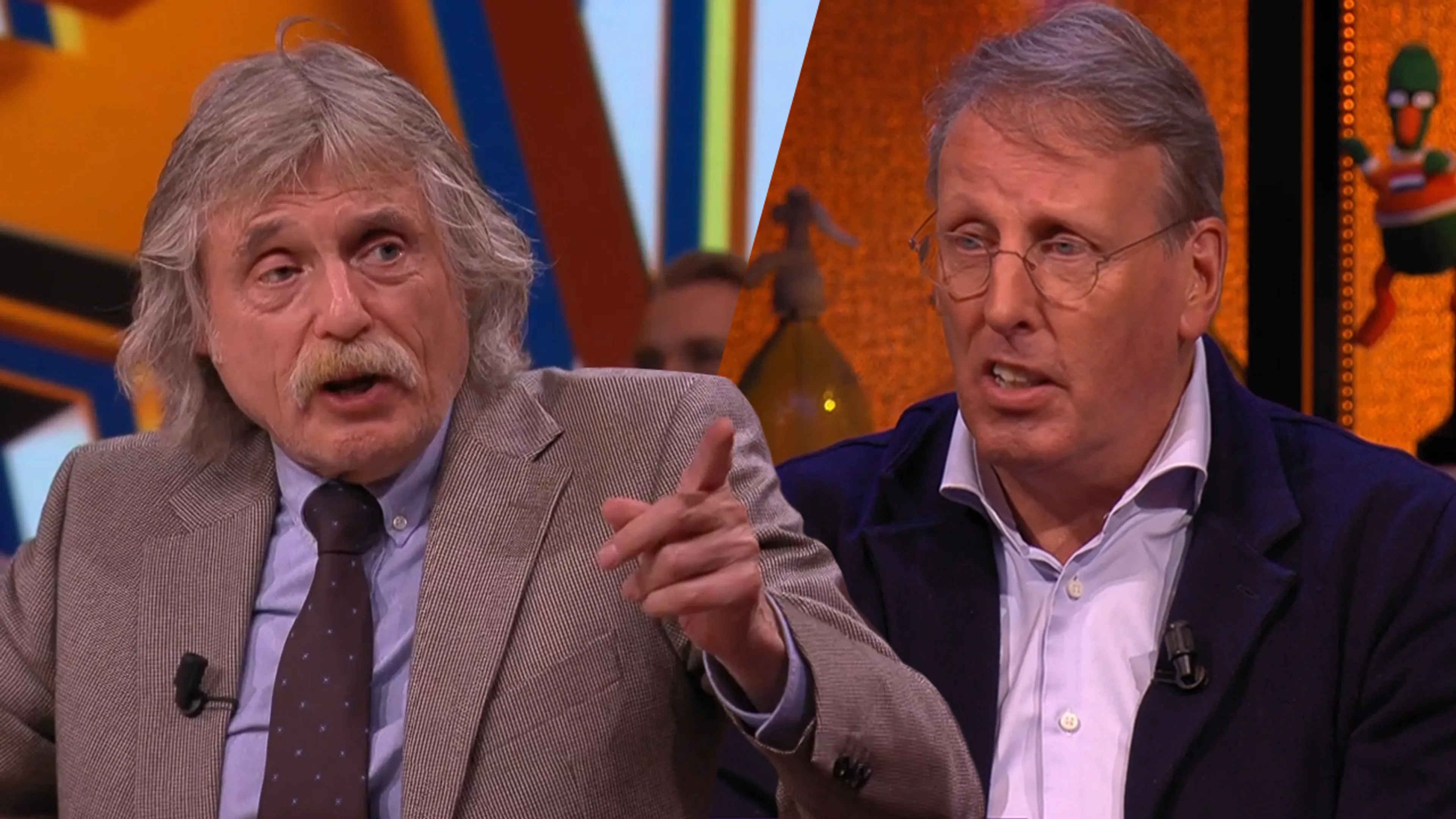 Johan en Chris sluiten uitzending af met discussie over Qatar: ‘Het is hypocriet gelul’
