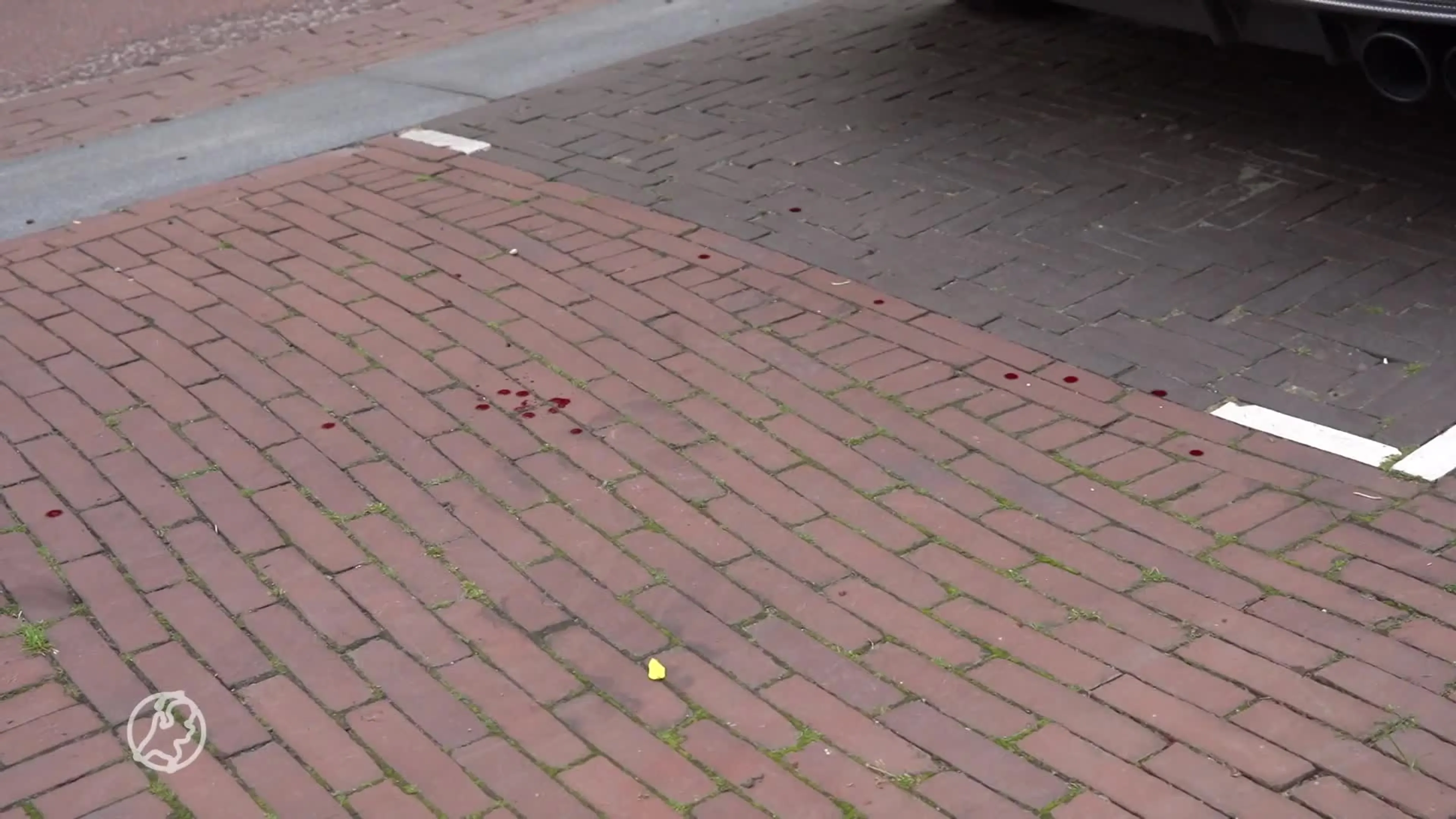 Fietser schrikt en valt door voorbijrazende auto, wordt vervo...