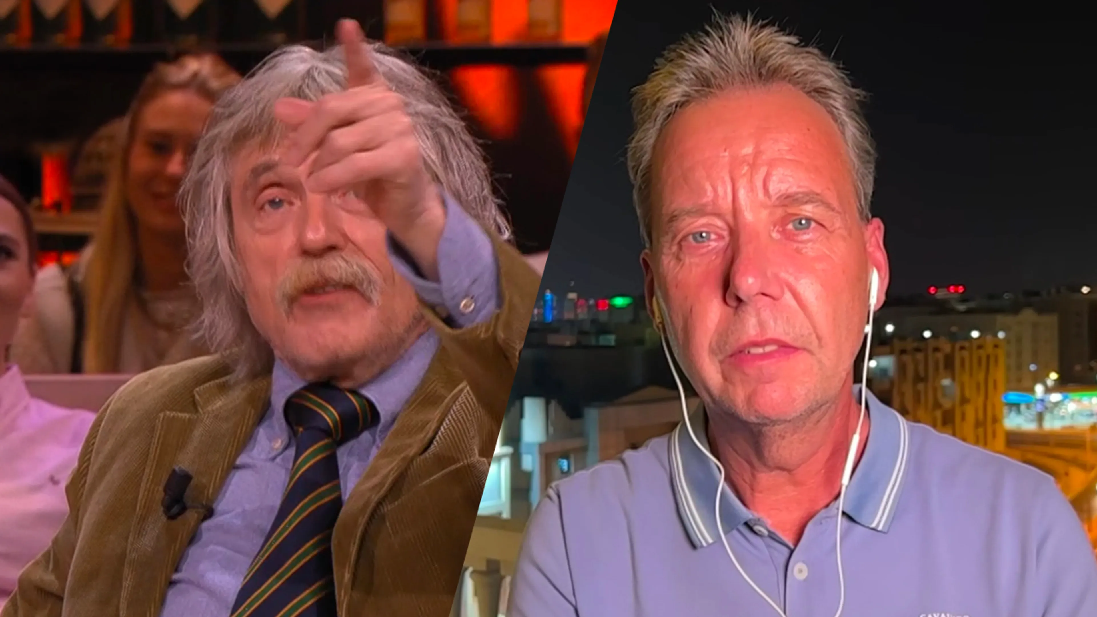 Johan tegen Valentijn: 'Die negatieve vragen van jou hangen mij de strot uit!'