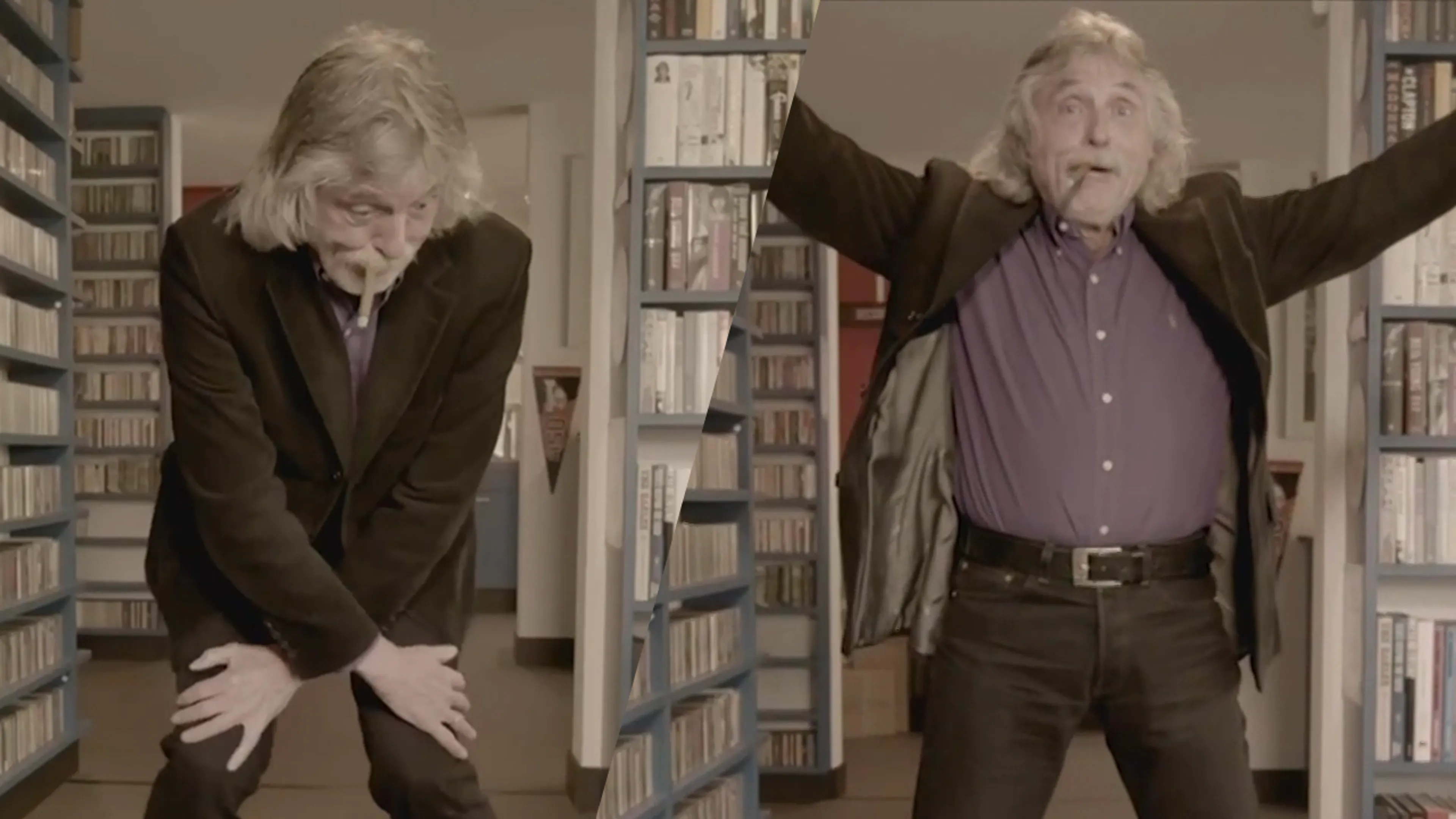 Legendarische beelden: Johan speelt glansrol in nieuwe videoclip John de Bever
