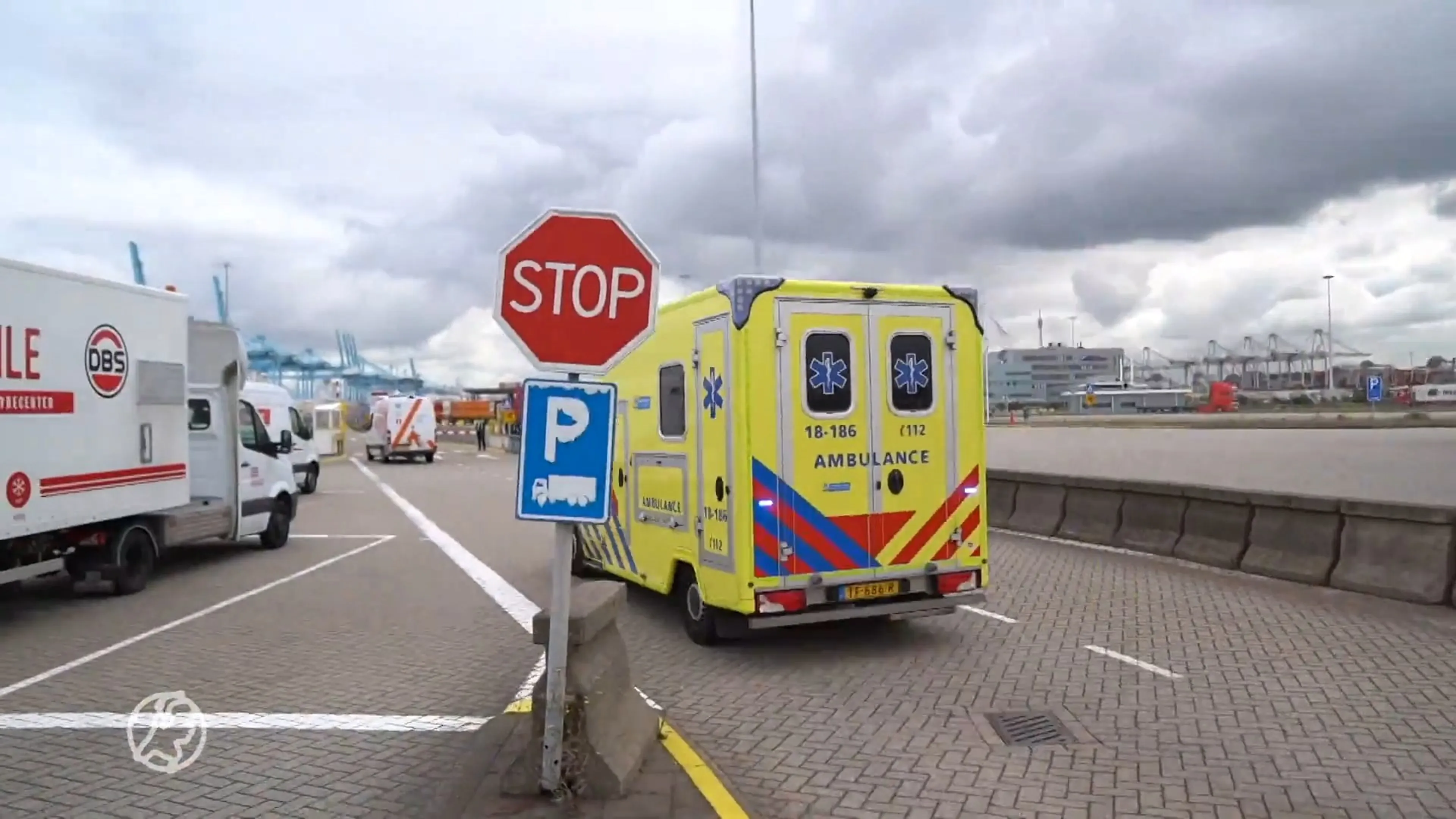 Negen verstekelingen in ademnood uit container gered in Rotterdamse haven