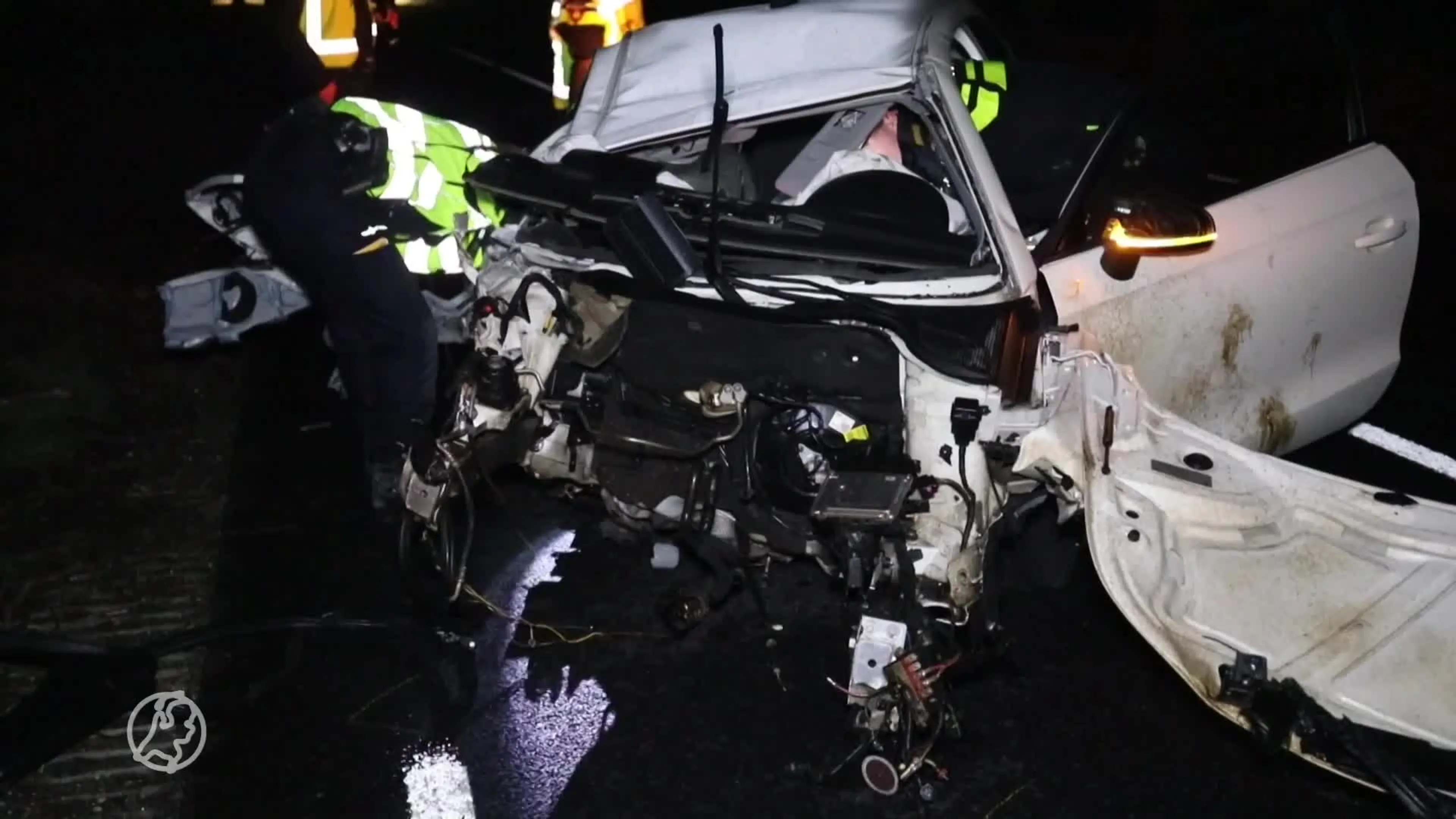 Zeer heftige crash in Ugchelen
