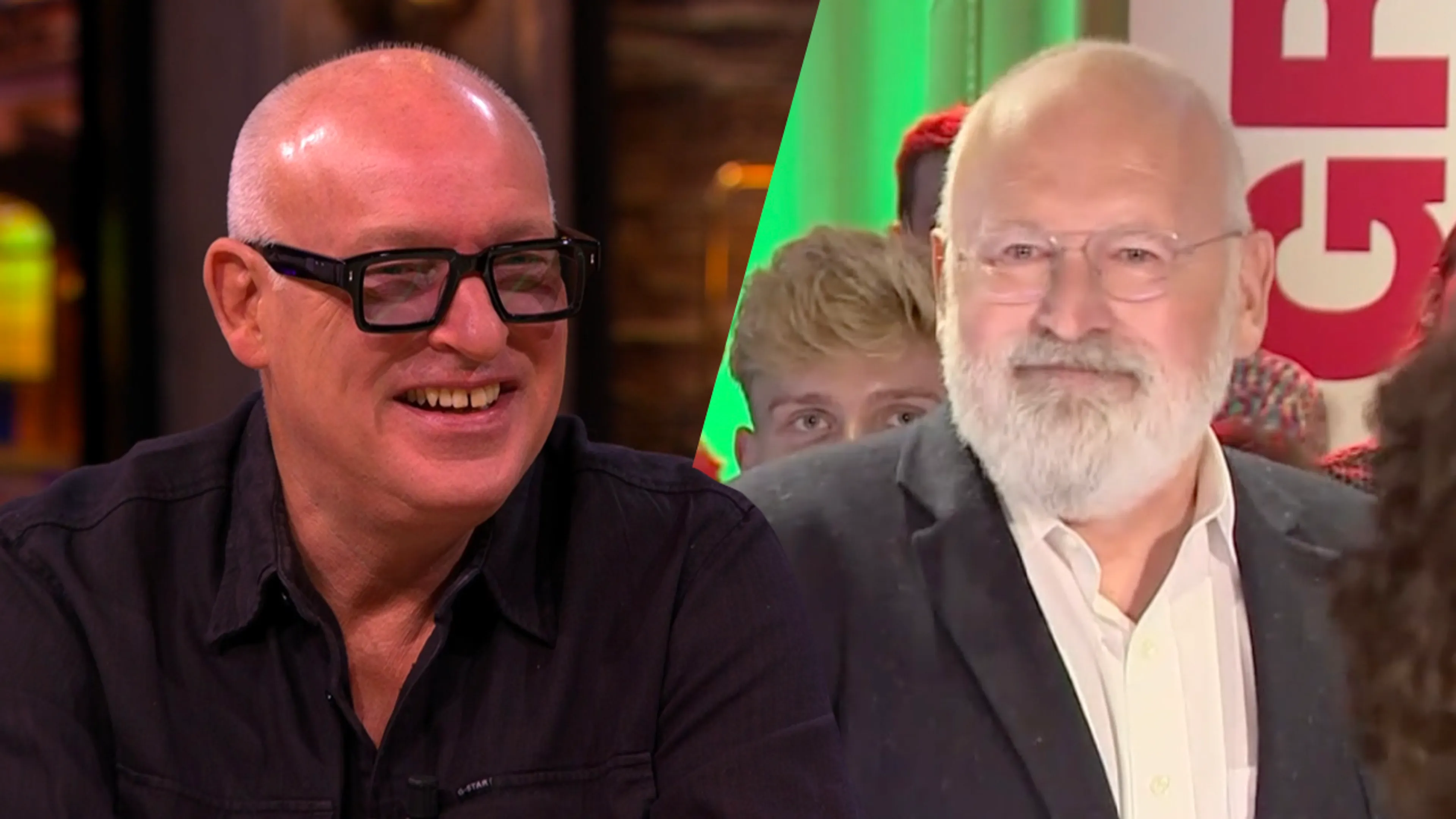 René lacht om eindeloos applaus voor Frans Timmermans: ‘Komt ‘ie, de Messias!’