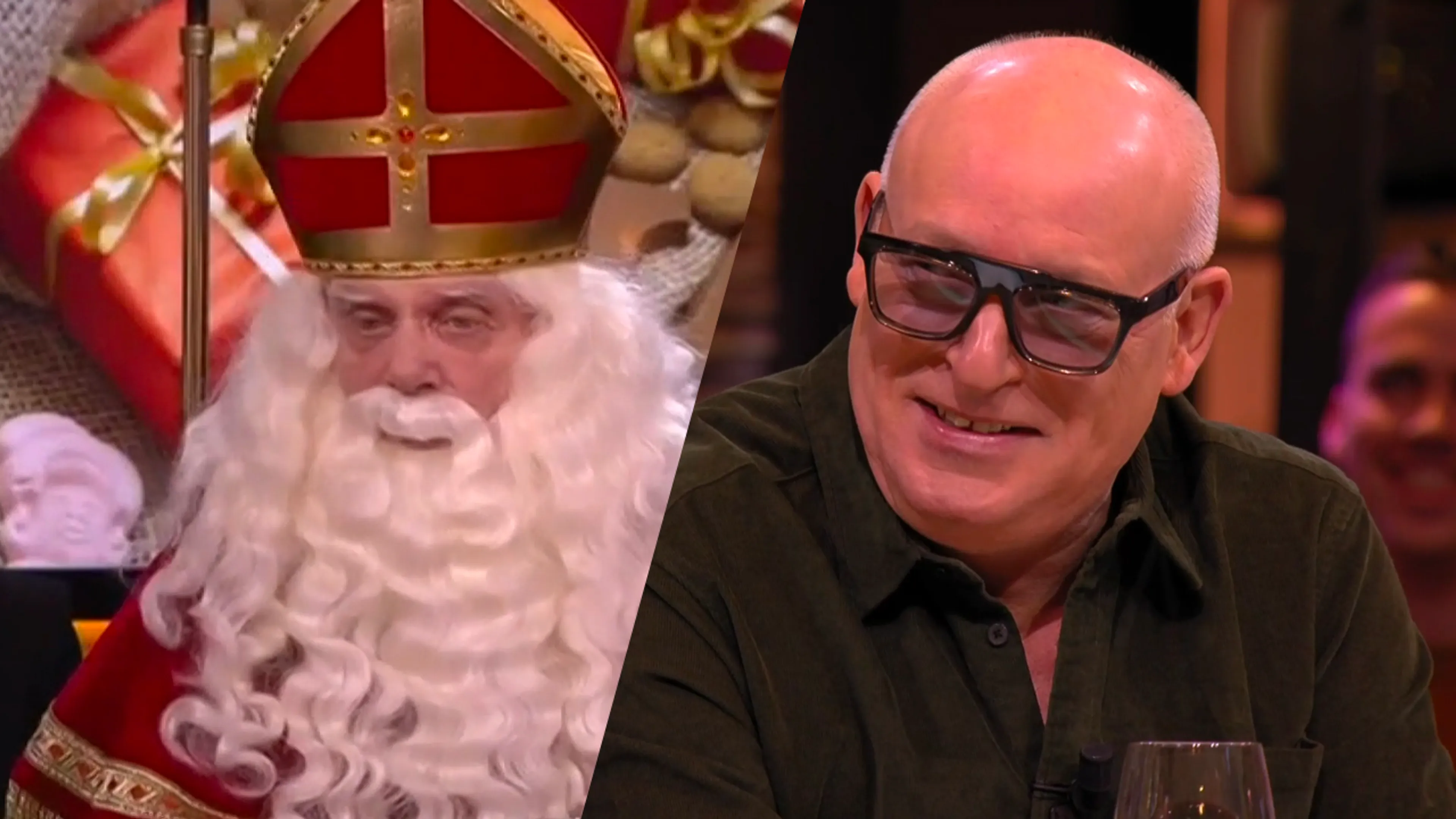 René zag Jan Slagter als Sinterklaas bij Op1: 'Een beetje pijnlijk'
