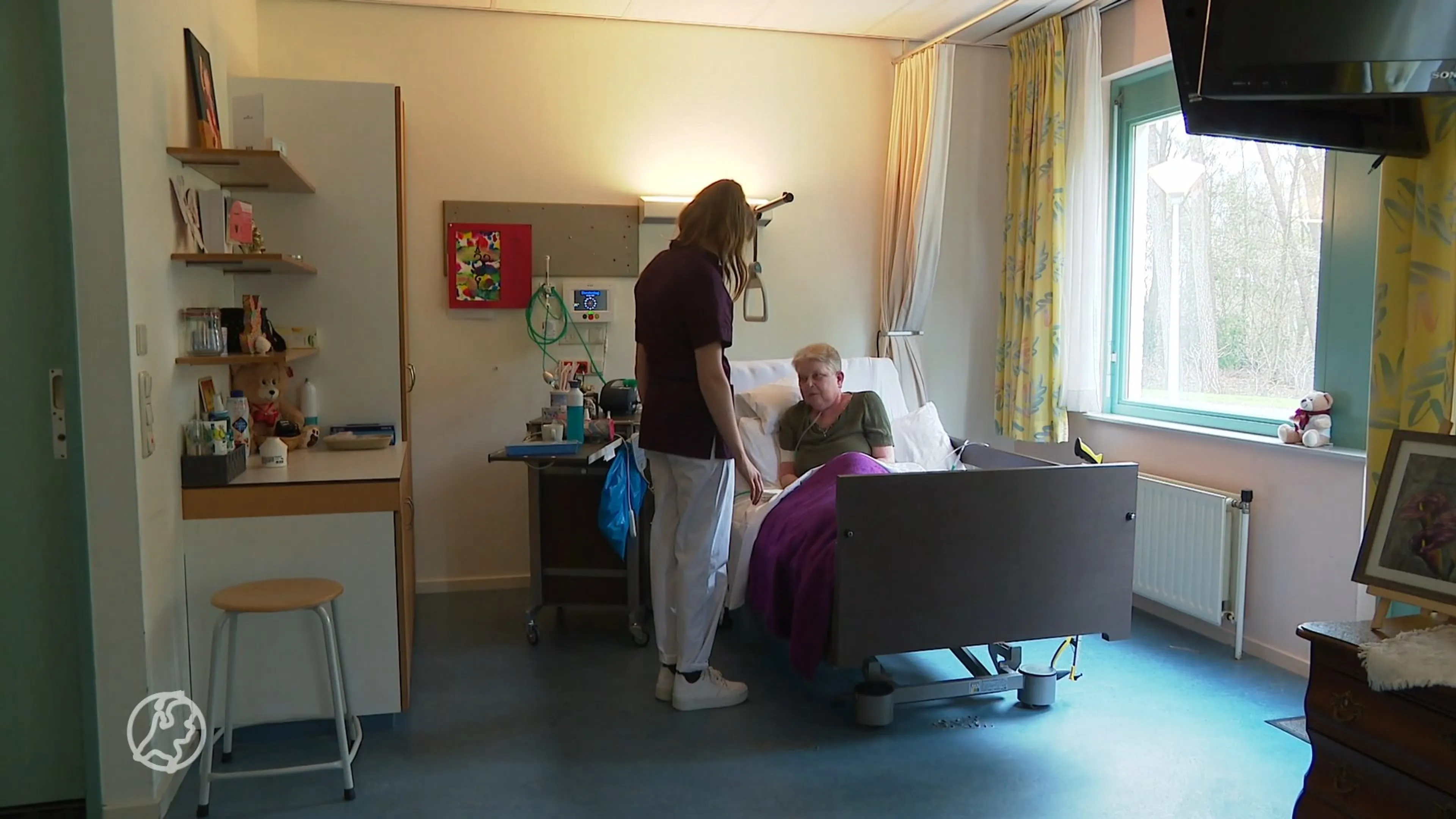 COPD-patiënt Lian verblijft in een speciaal verzorghuis, maar...
