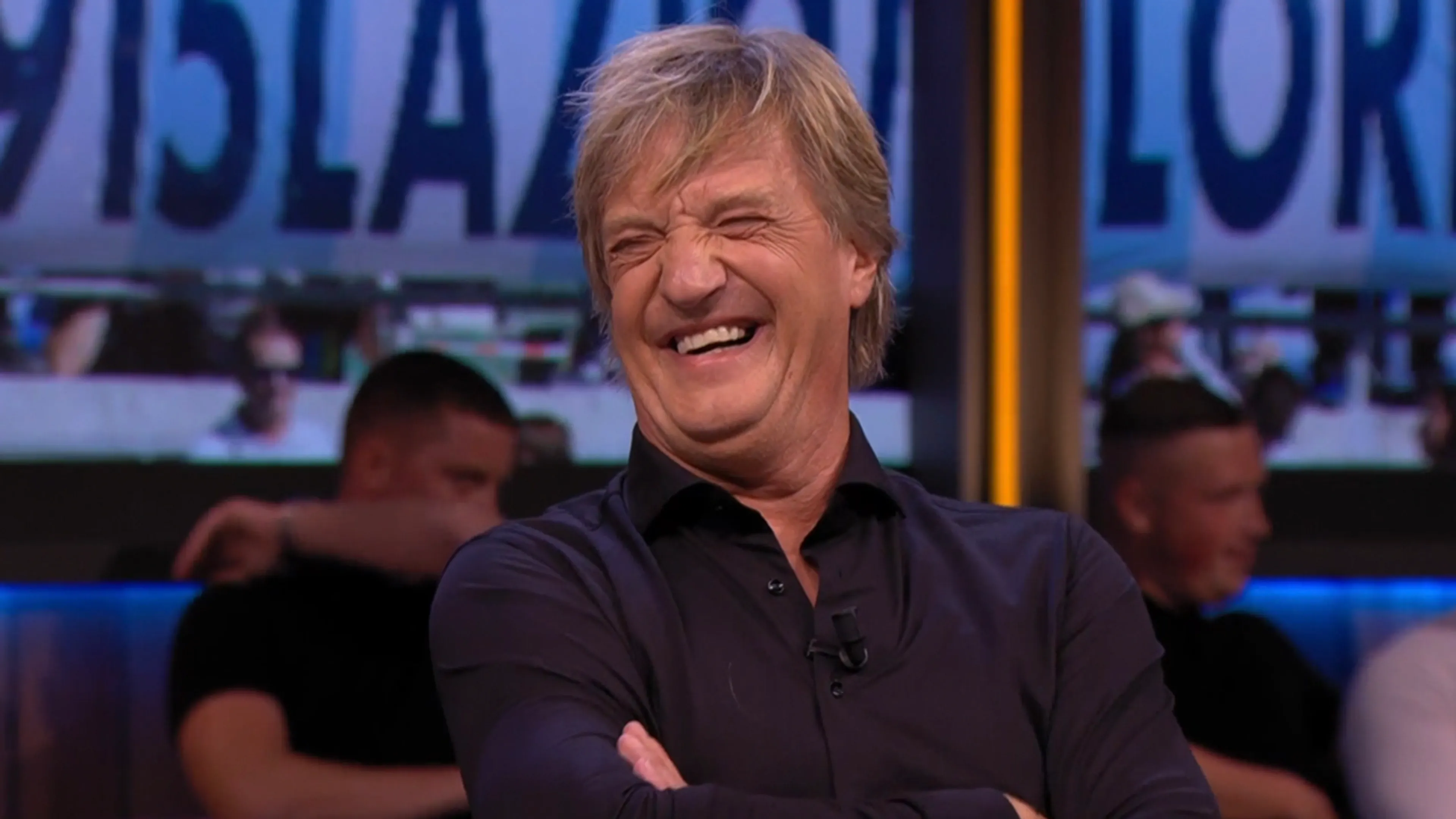 Wim lacht om verspreking Andy: 'Jij en Boskamp kunnen hier niet samen gaan zitten'