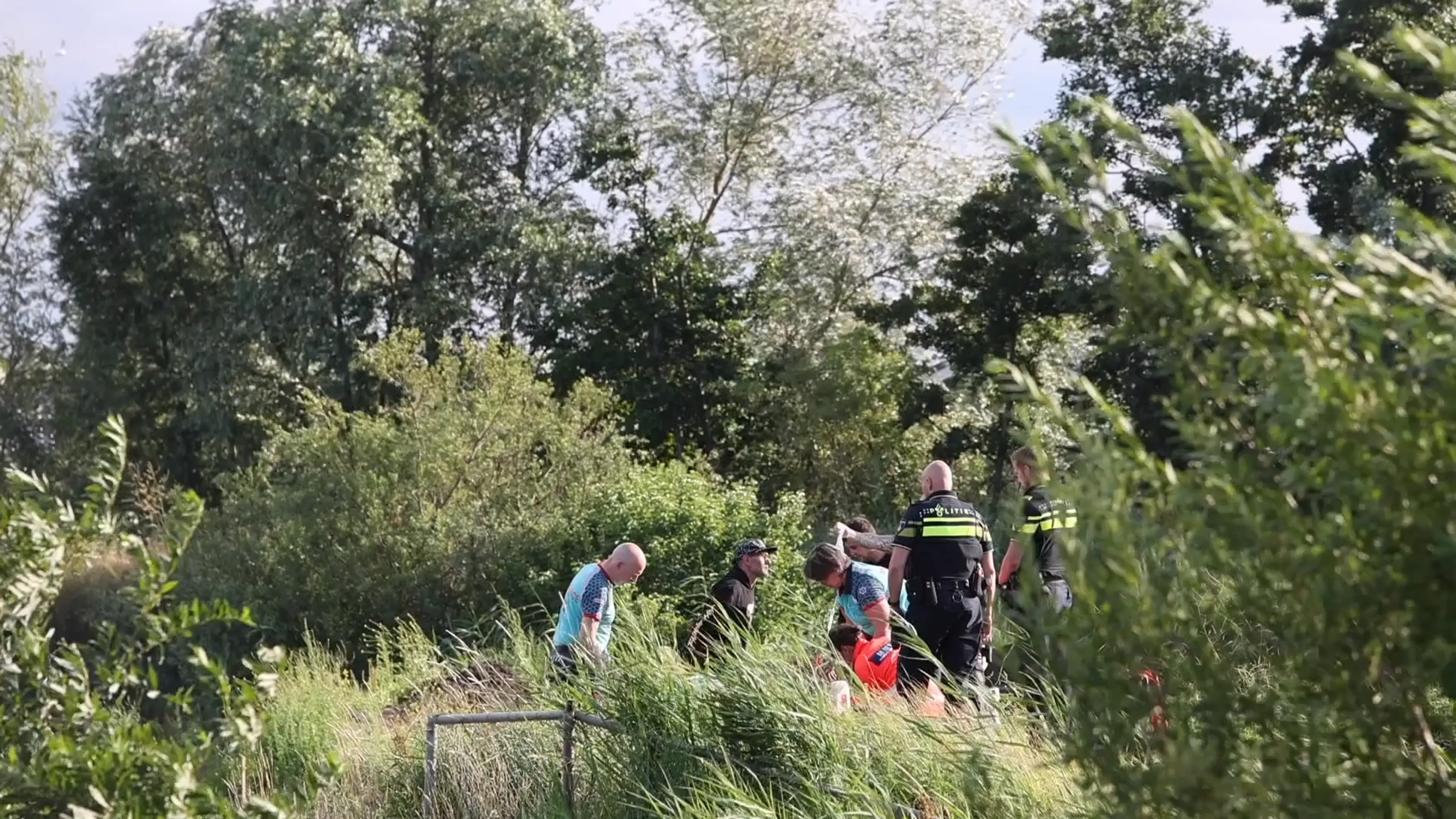 Zwaargewonde slachtoffer op motorcrossbaan in Gouda