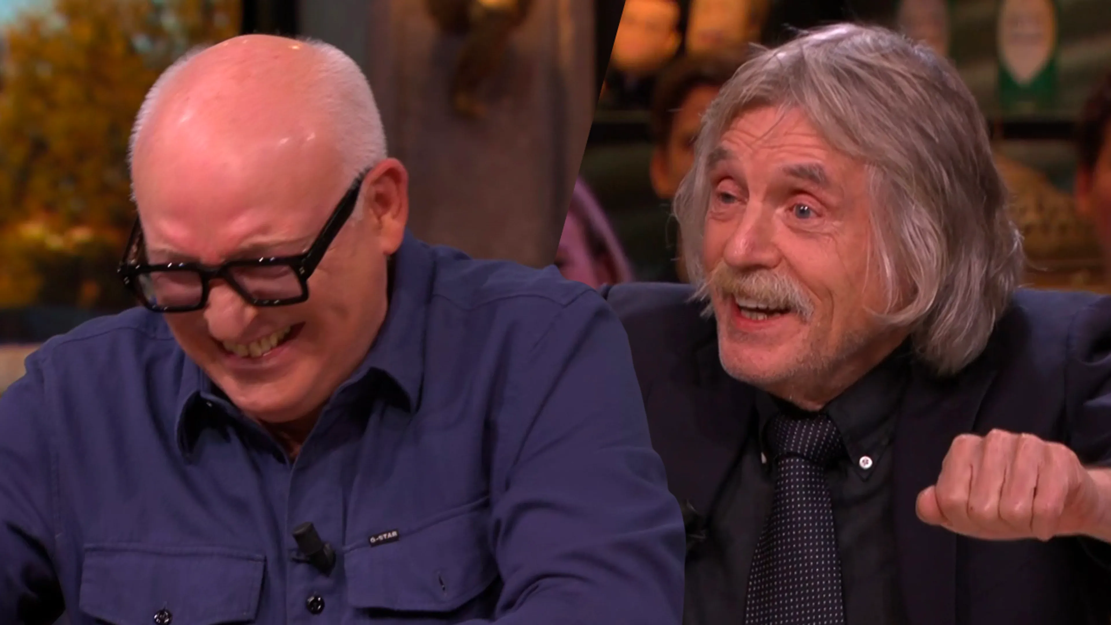Johan en René hebben de grootste lol om anekdote over Kees Jansma