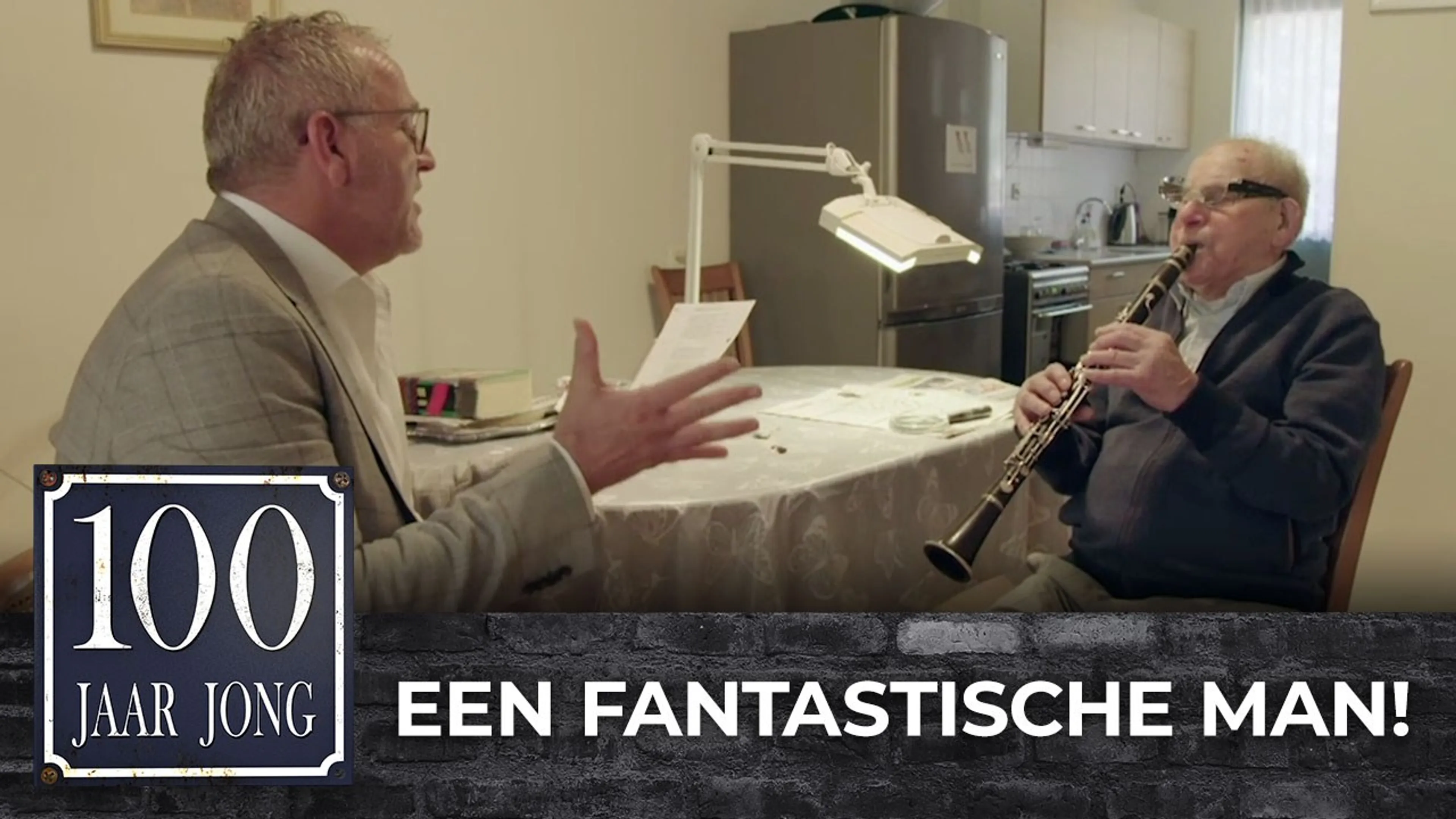 103-jarige Martien was een talent op de klarinet