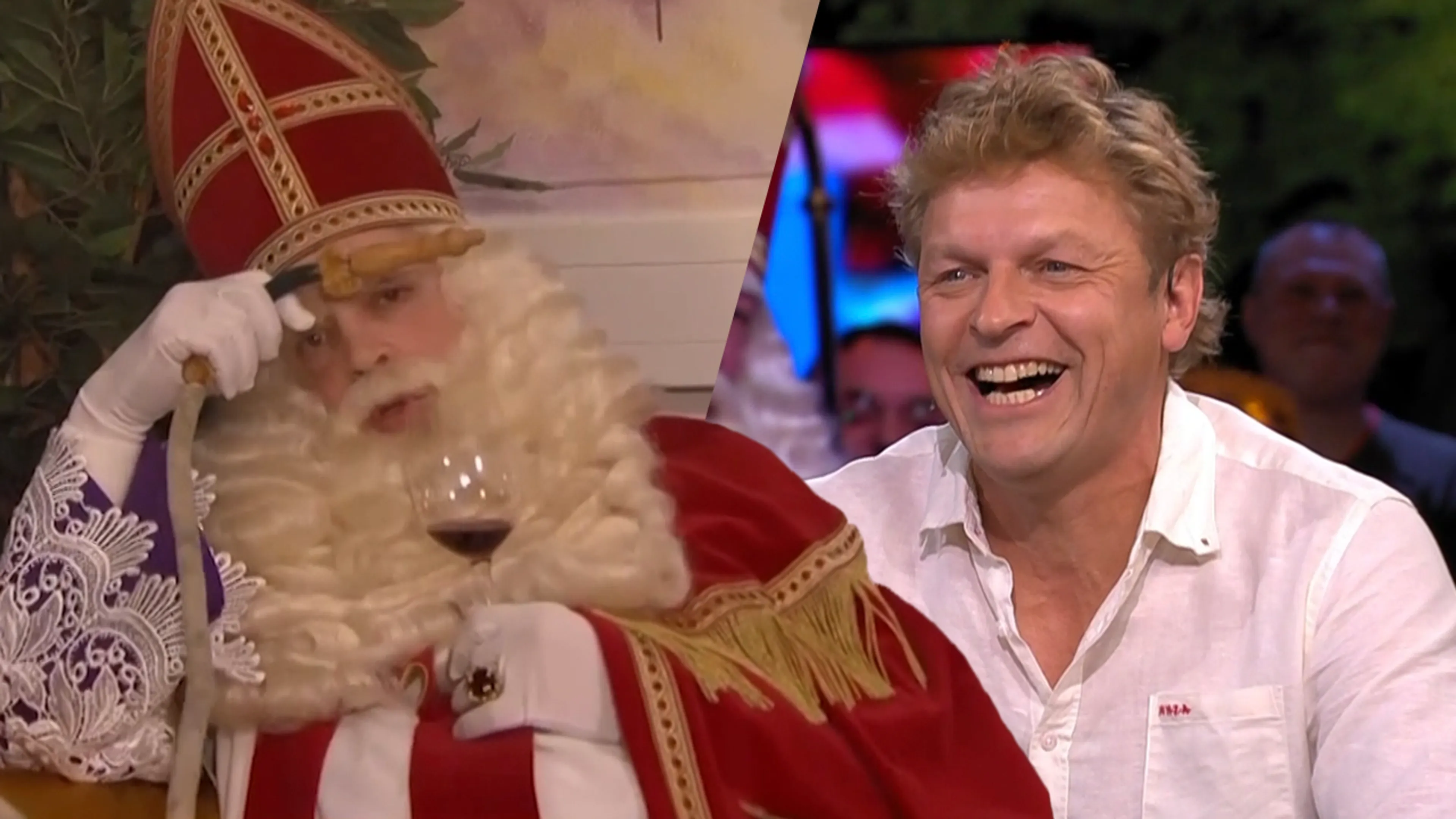 De Oranjezomer-tafel geniet van hoogtepunten van Directeurtje als Sinterklaas bij Vandaag Inside