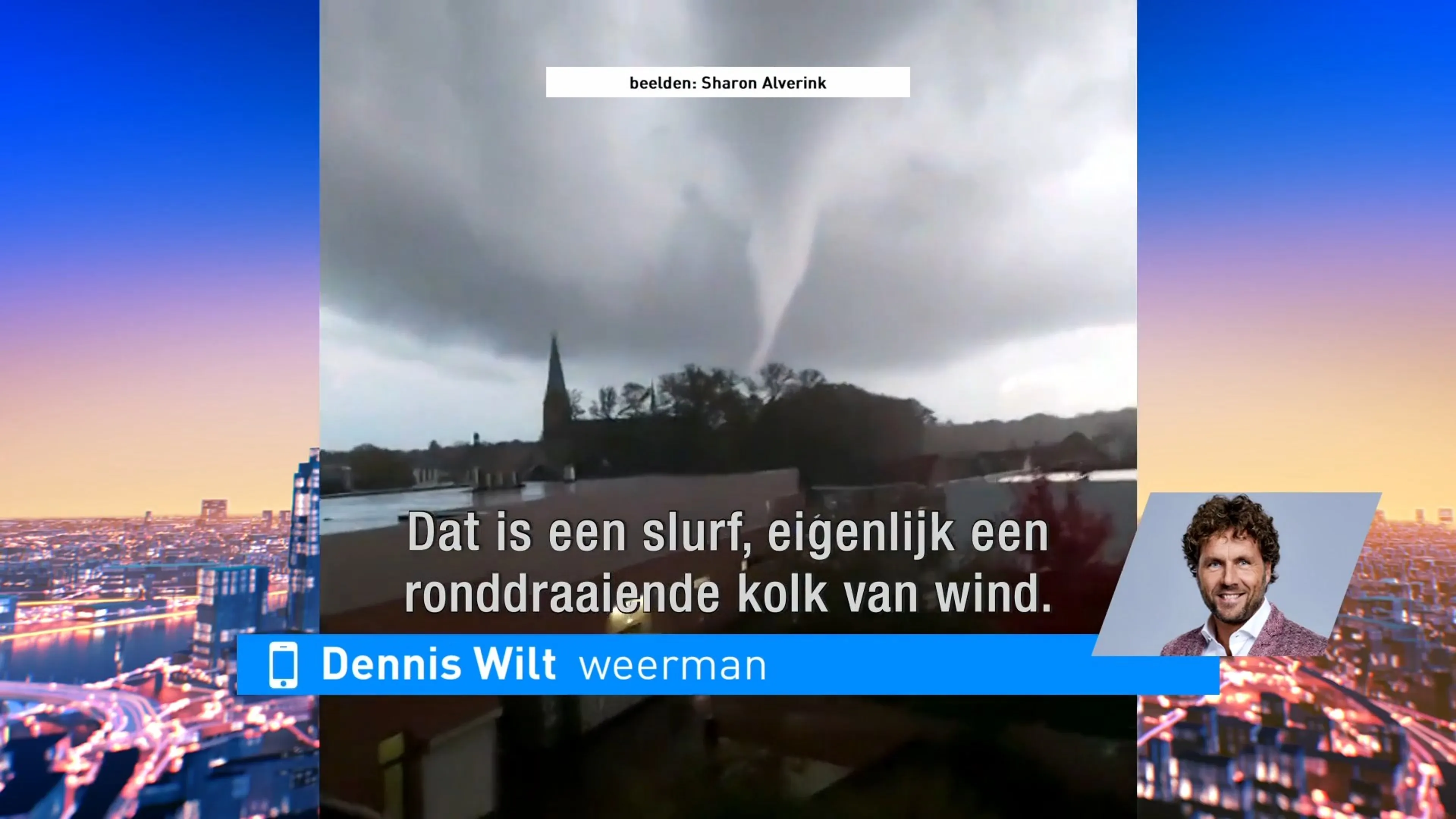 Tornado raast over zuiden van Gelderland, brokstukken vliegen door de lucht