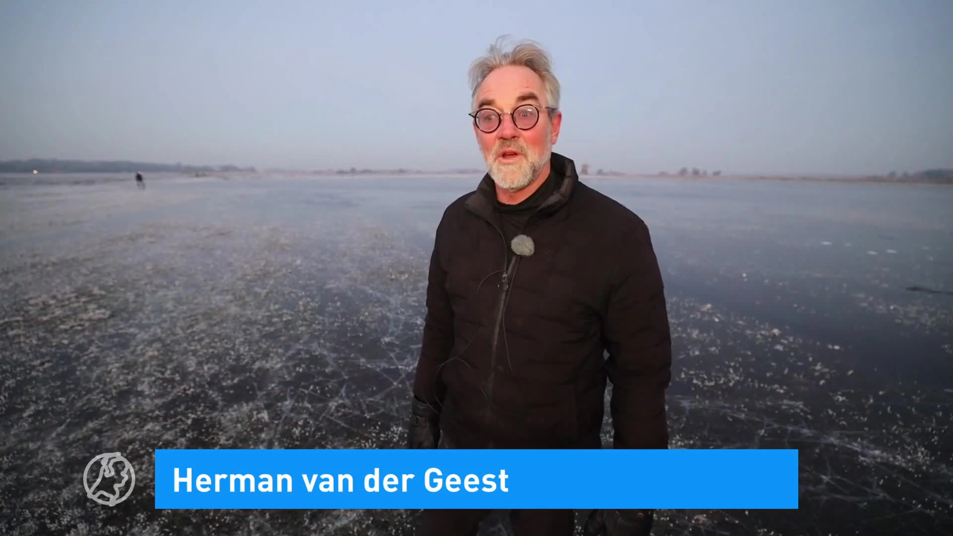 Eerste schaatsliefhebbers wagen zich op natuurijs op open water