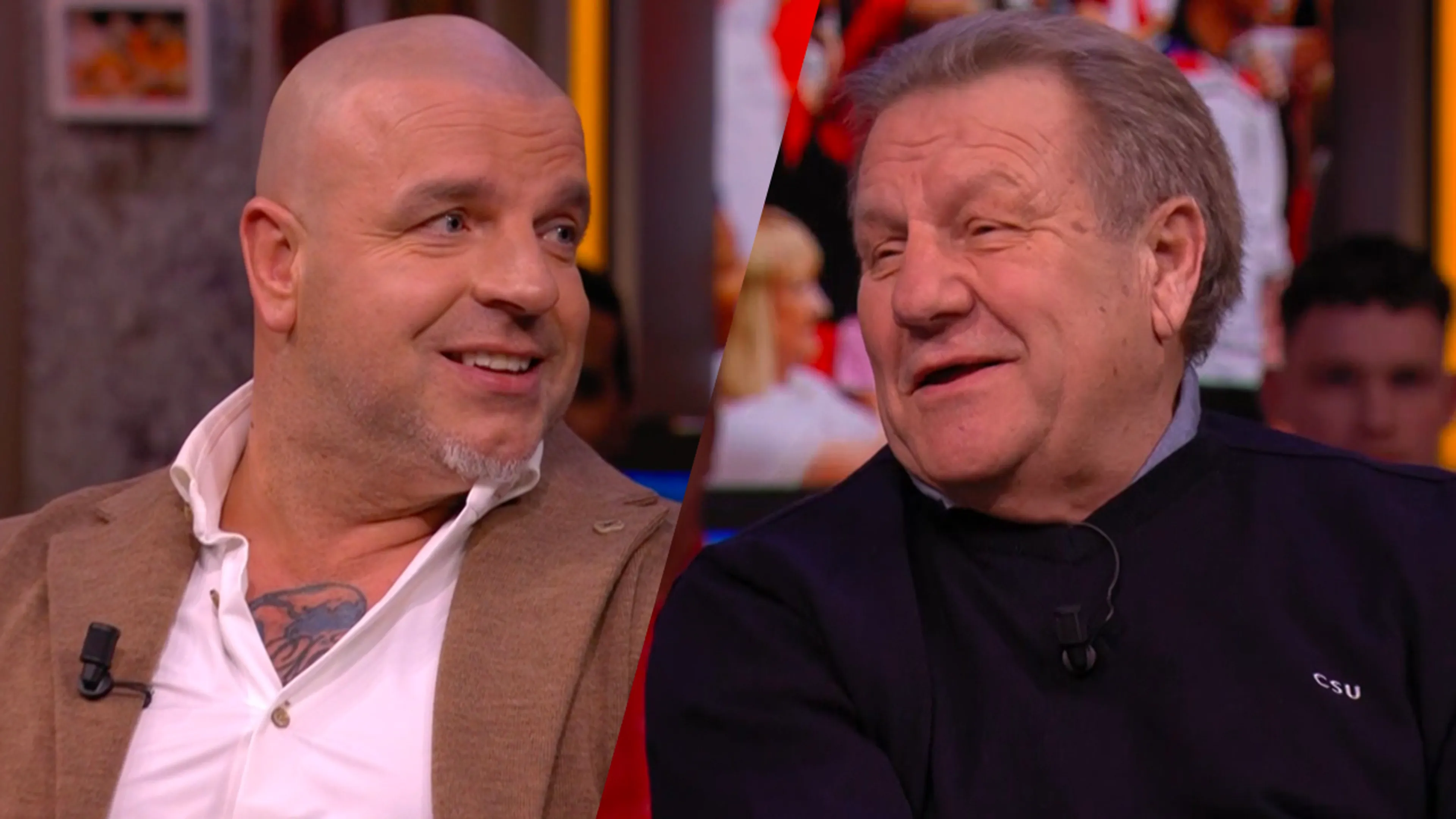 Jan lacht zich rot om Andy: ‘Je bent op je pik getrapt, hè?!'