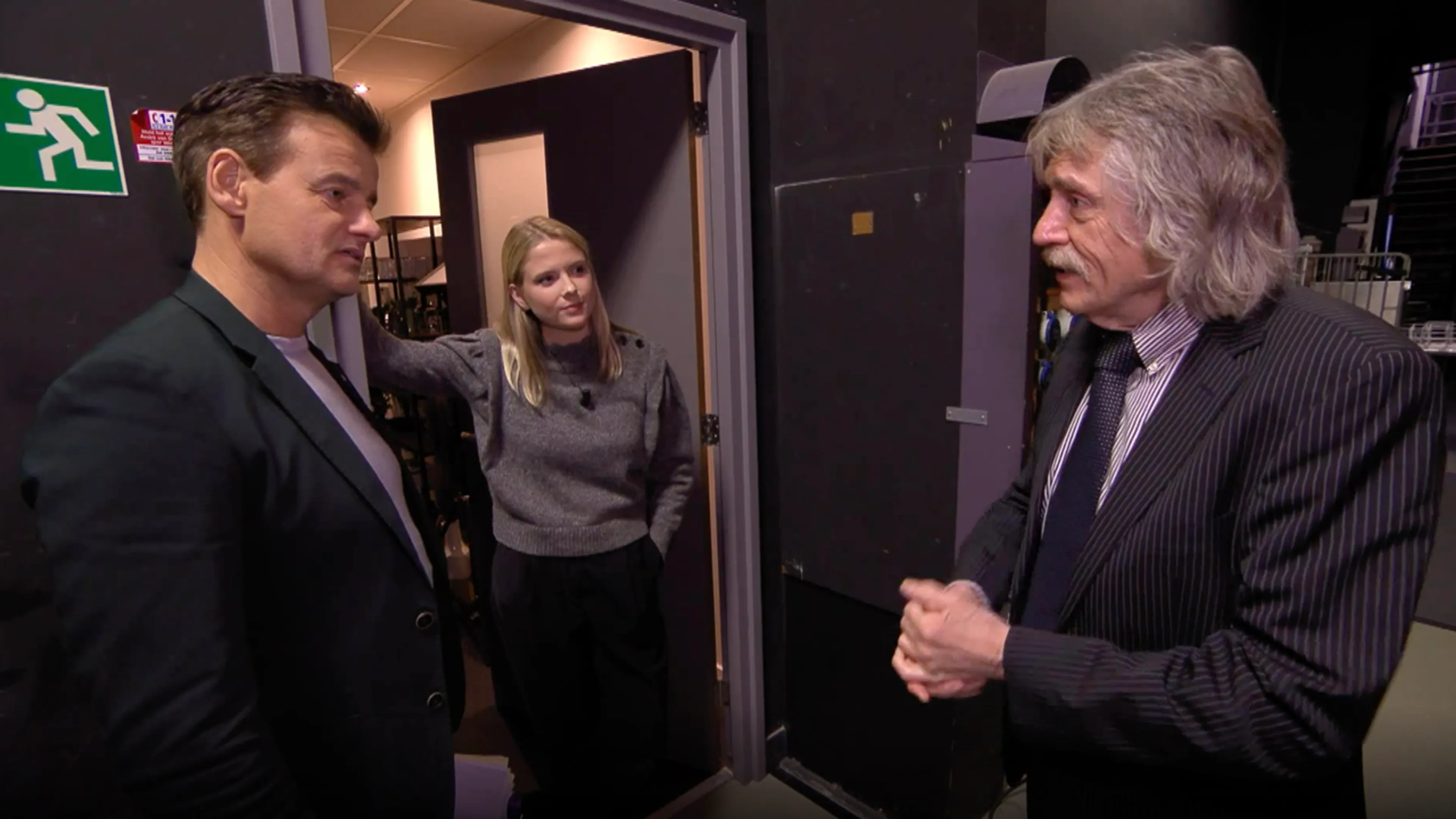 Johan Derksen praat mond voorbij In de Wandelgangen: 'Knip het eruit!'