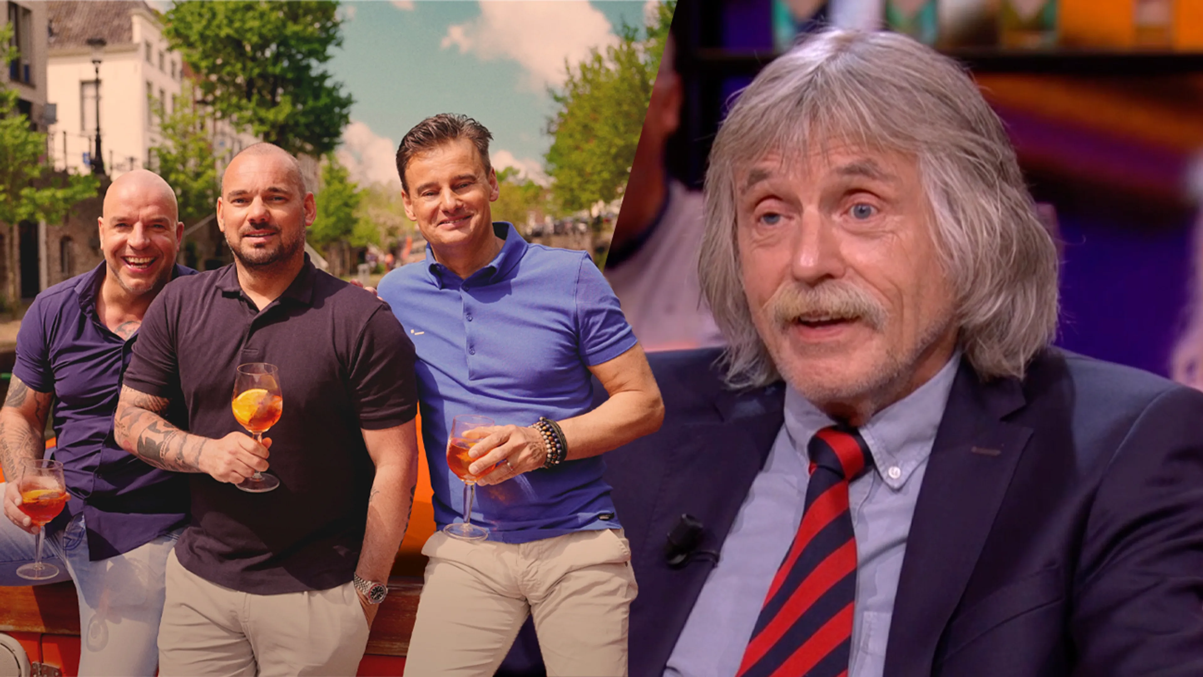 Johan ziet videoclip van zomerhit Wilfred, Wesley en Andy: 'In dit genre is dit leuk!'
