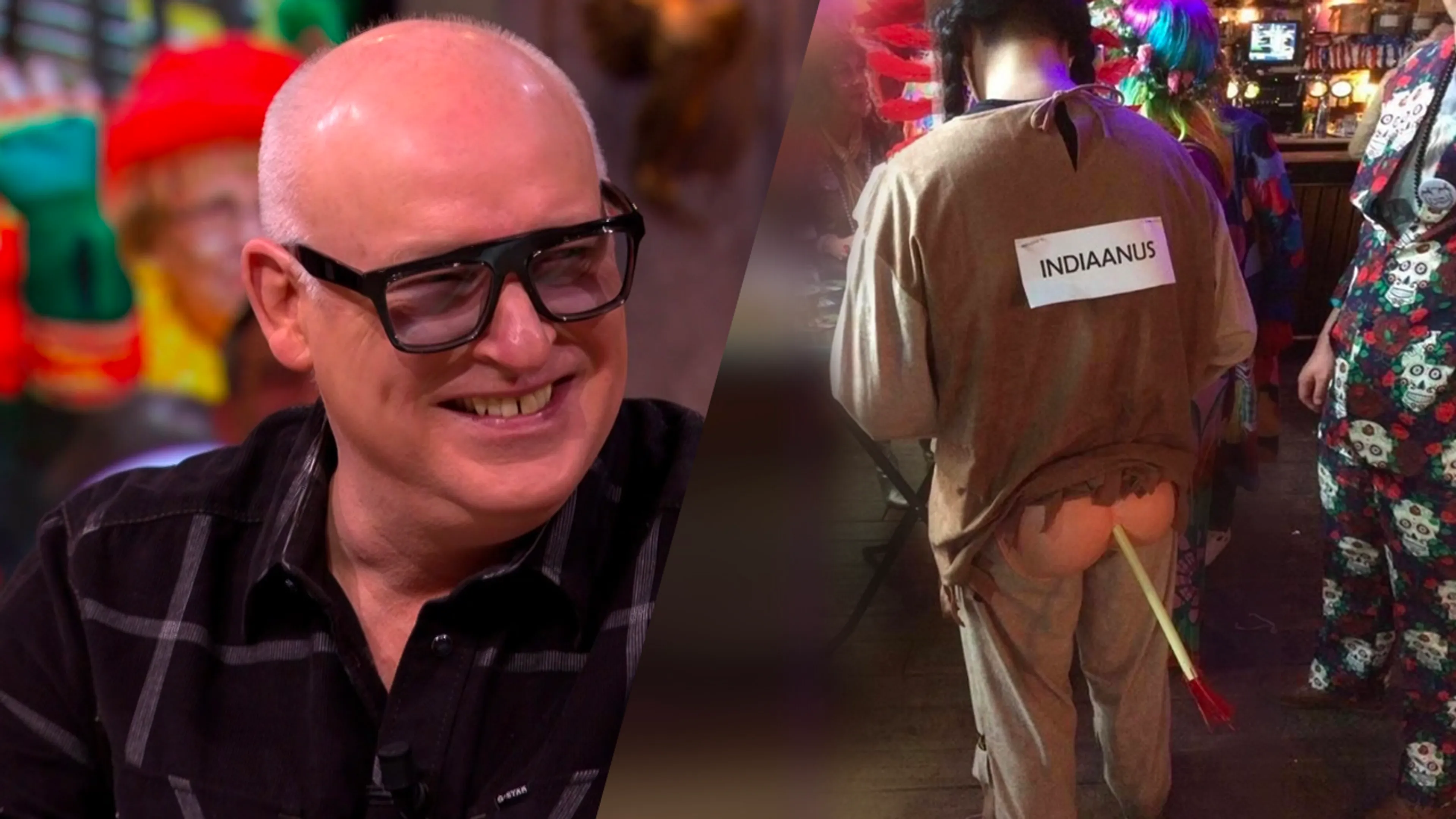 René lacht om carnavalsoutfit: 'Indiaanus!'