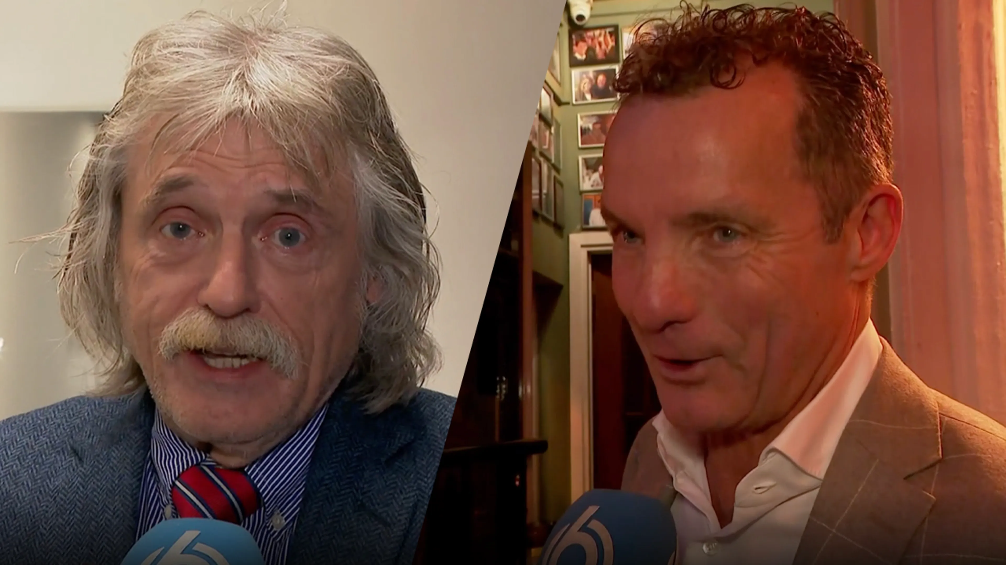 John de Bever geraakt door felicitatievideo's van Johan en Wilfred