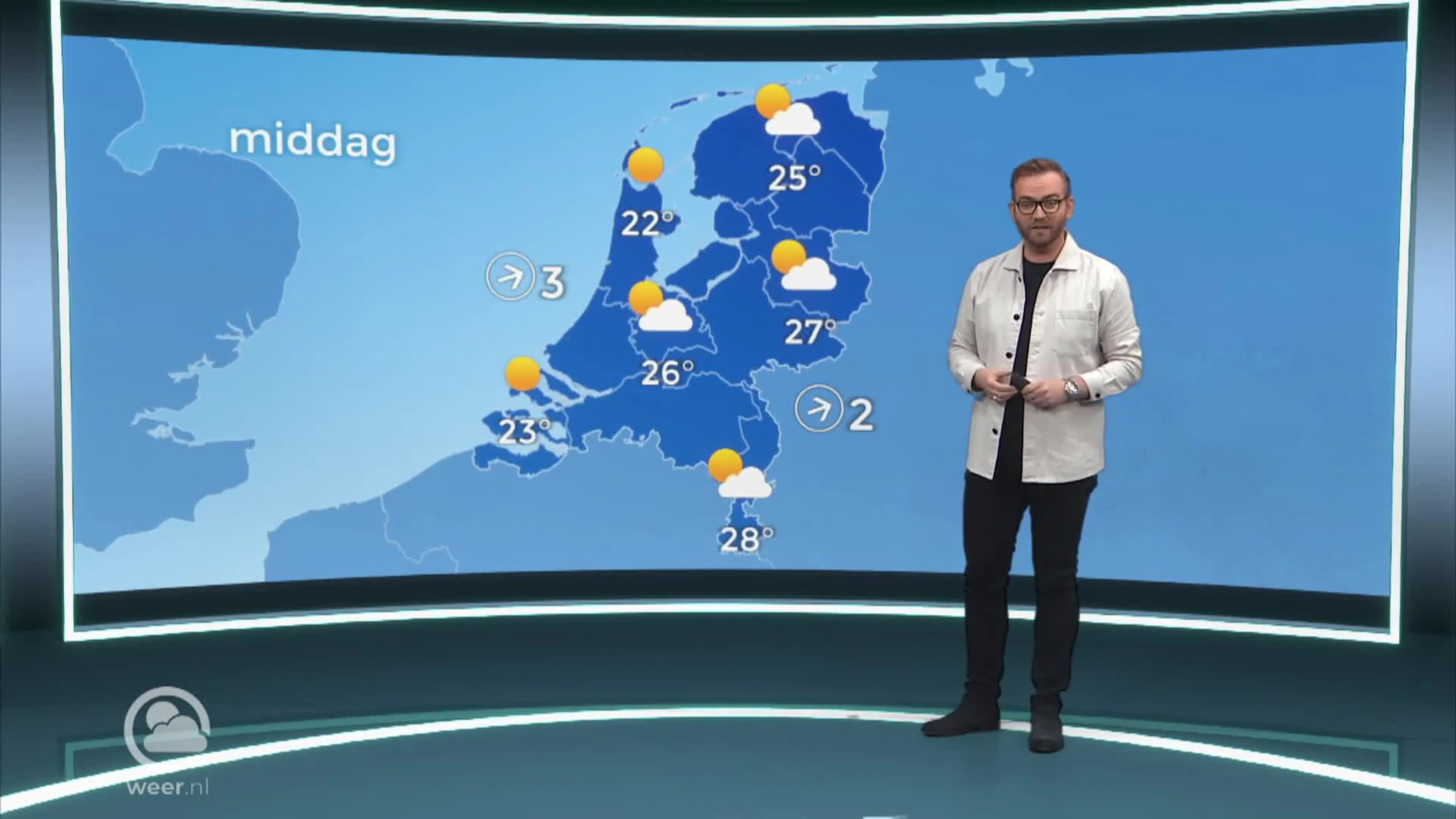 Weerbericht maandag 21 augustus 2023